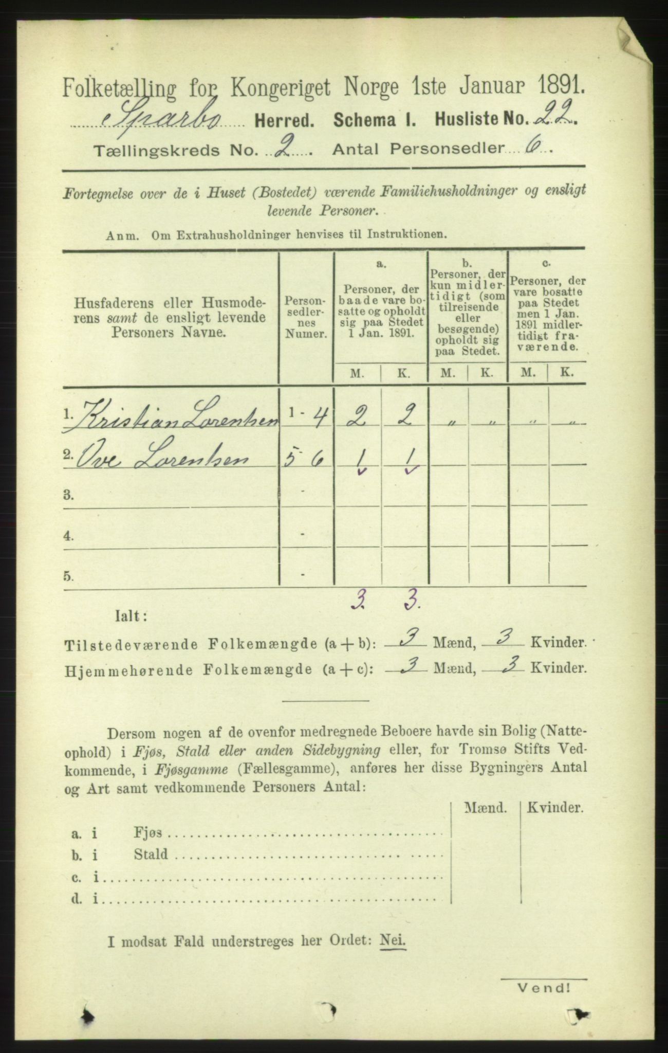 RA, 1891 census for 1731 Sparbu, 1891, p. 668