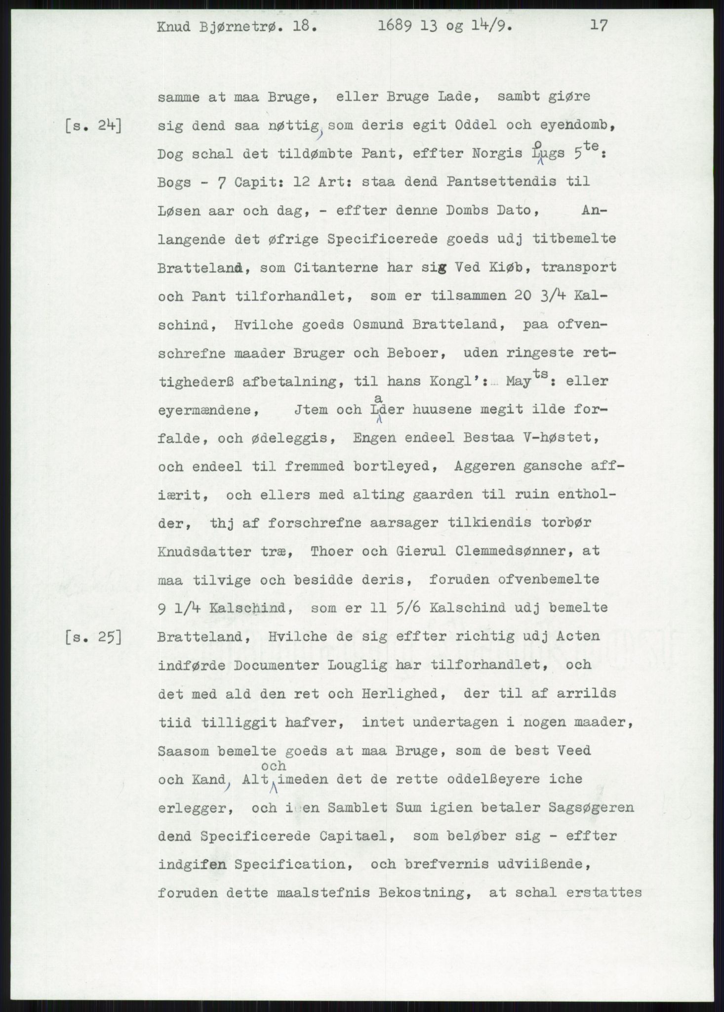 Samlinger til kildeutgivelse, Diplomavskriftsamlingen, AV/RA-EA-4053/H/Ha, p. 466