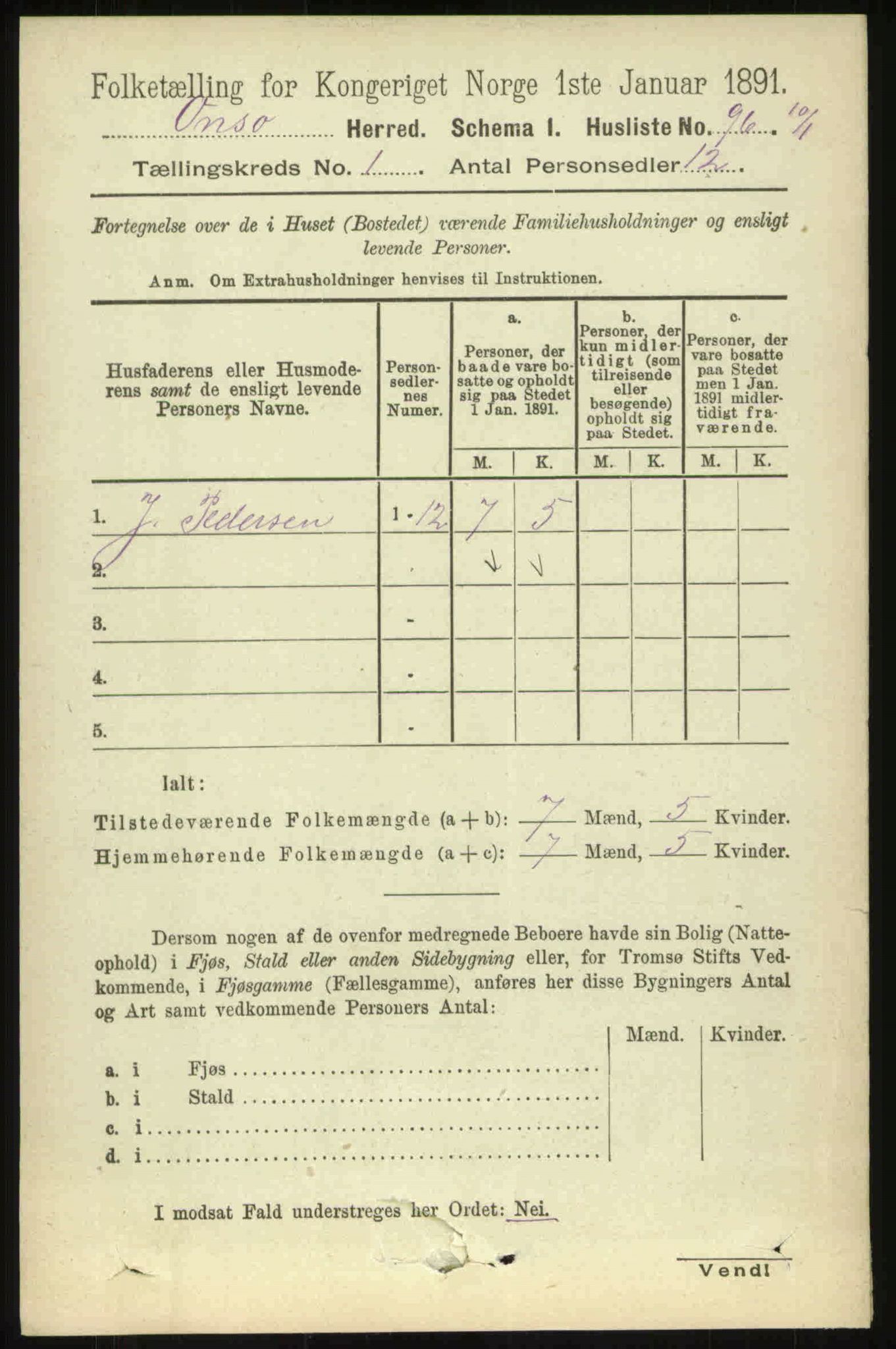 RA, 1891 census for 0134 Onsøy, 1891, p. 223