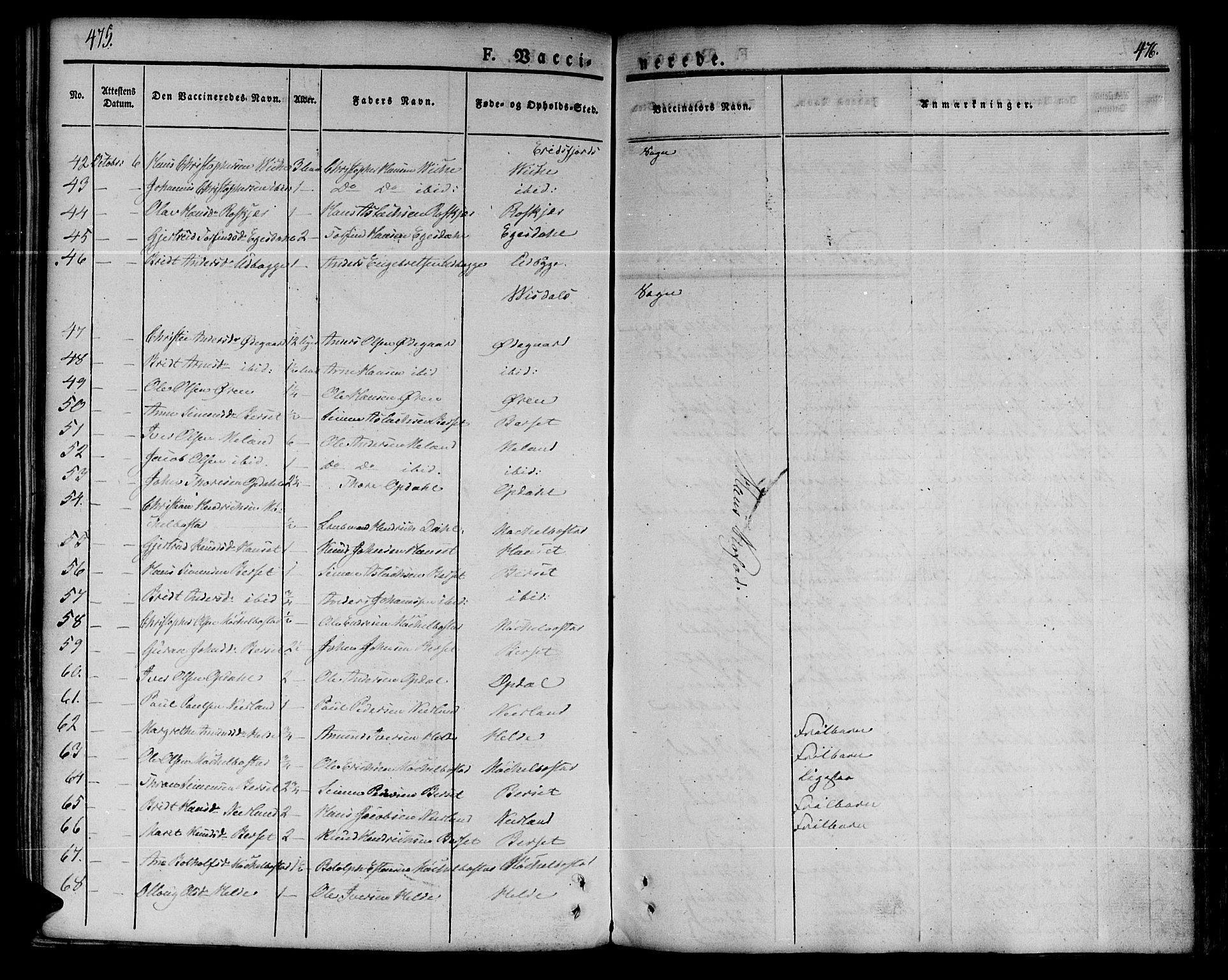 Ministerialprotokoller, klokkerbøker og fødselsregistre - Møre og Romsdal, AV/SAT-A-1454/551/L0624: Parish register (official) no. 551A04, 1831-1845, p. 475-476