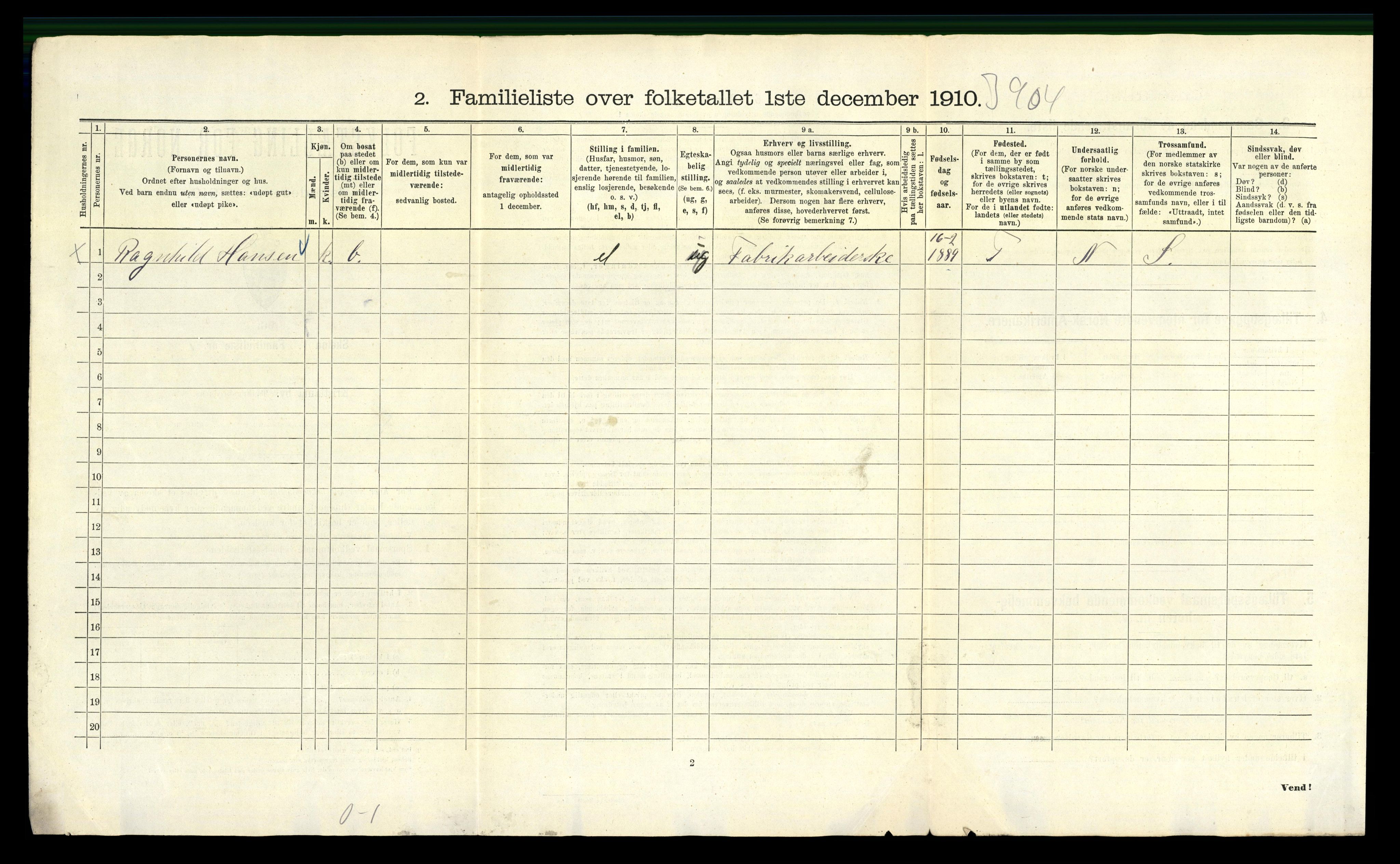 RA, 1910 census for Kristiania, 1910, p. 83572