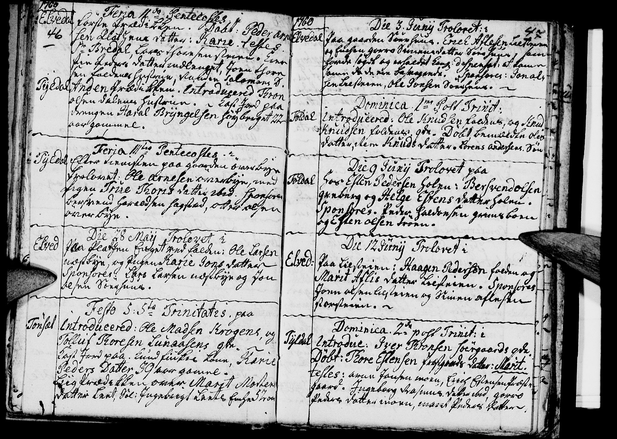 Tynset prestekontor, SAH/PREST-058/H/Ha/Haa/L0003: Parish register (official) no. 3, 1758-1762, p. 46-47
