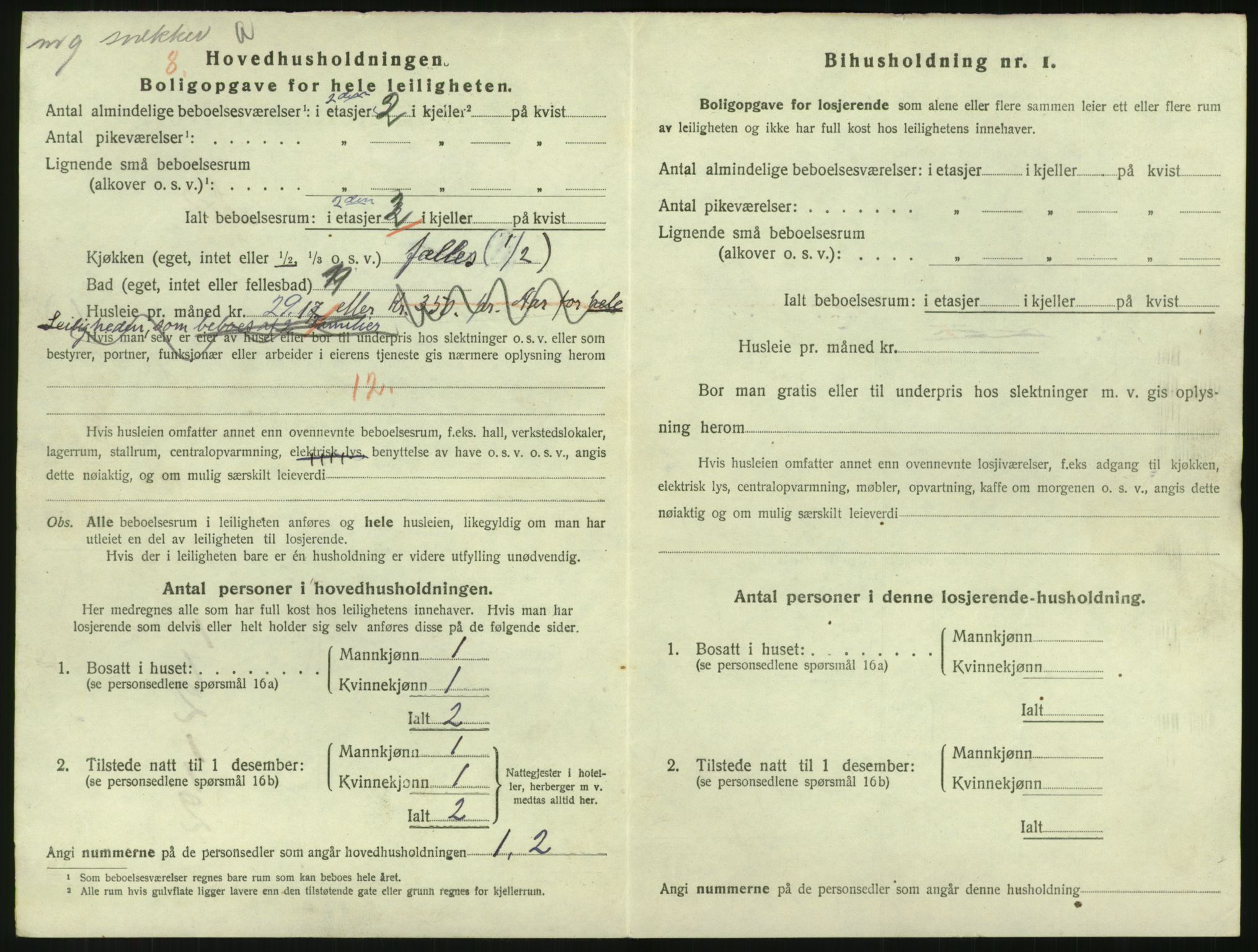 SAK, 1920 census for Grimstad, 1920, p. 1264