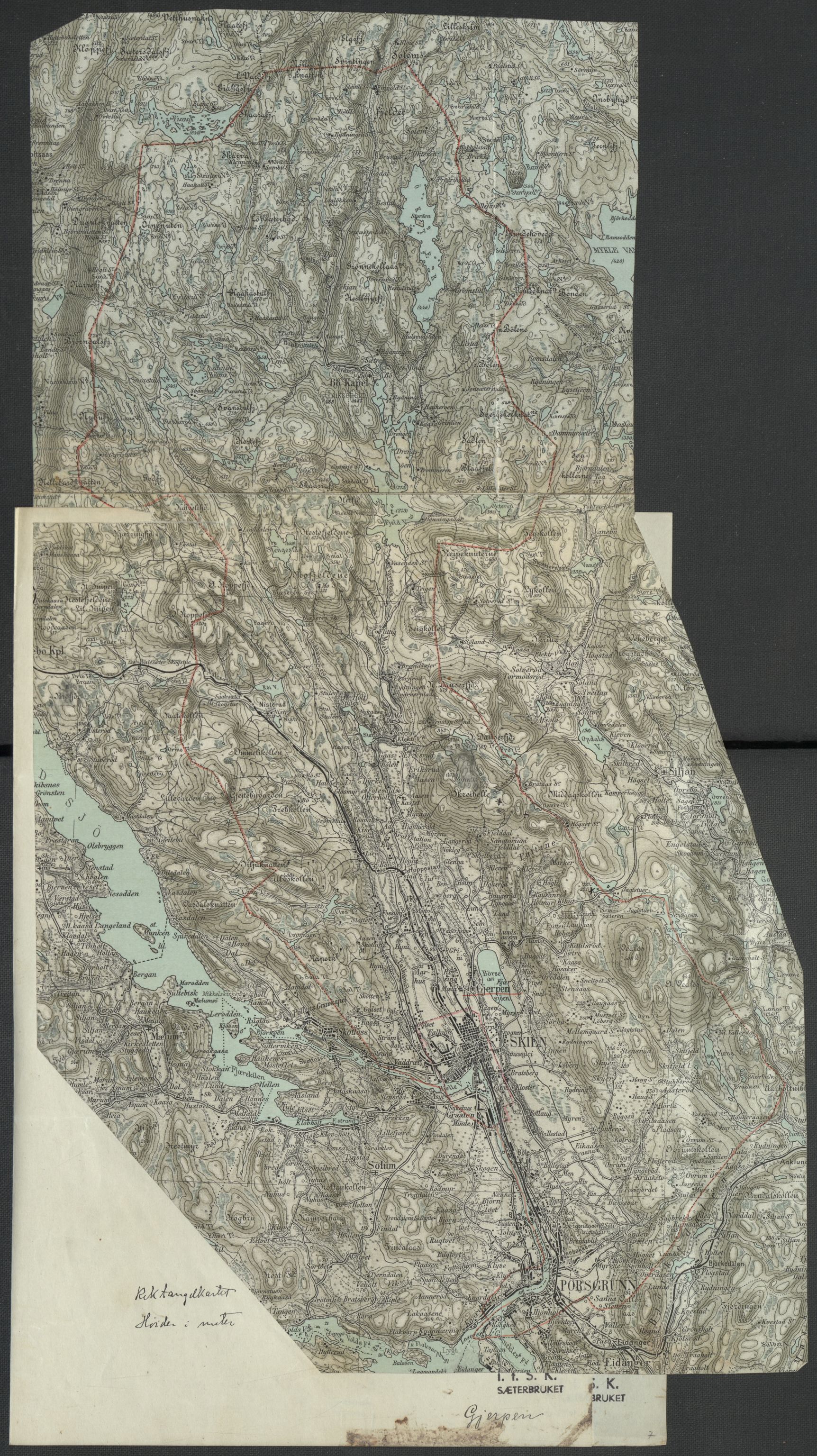 Instituttet for sammenlignende kulturforskning, AV/RA-PA-0424/F/Fc/L0007/0001: Eske B7: / Telemark (perm XVI), 1934-1936