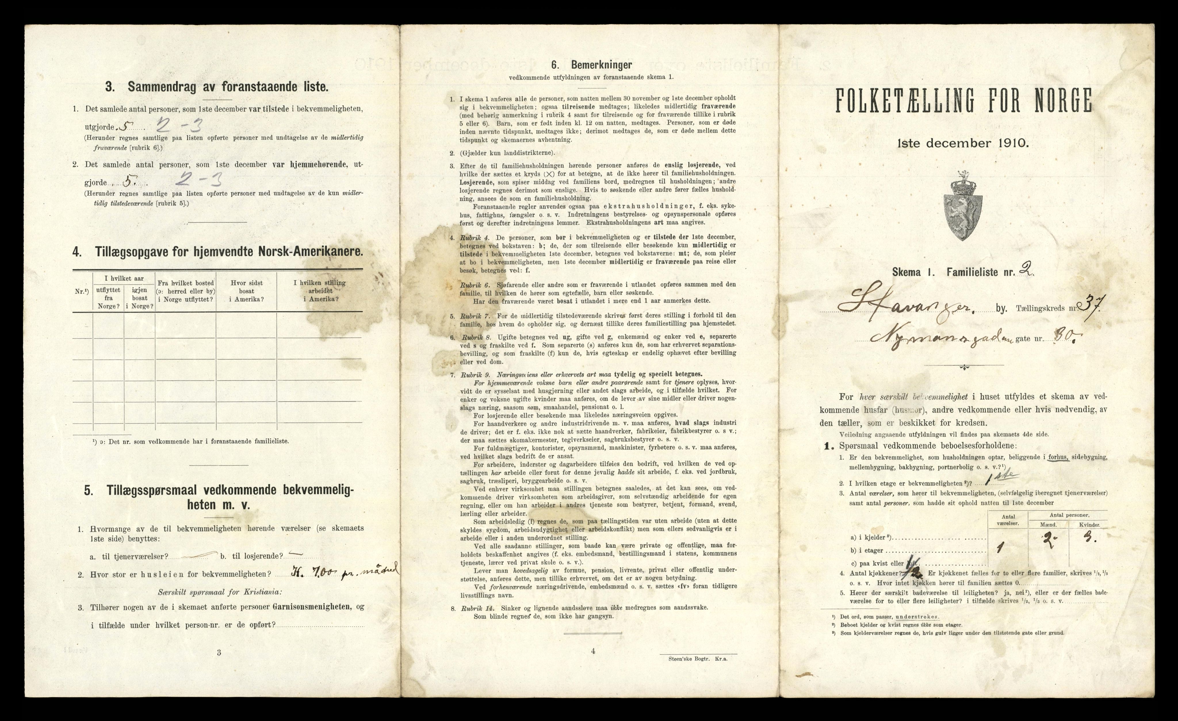 RA, 1910 census for Stavanger, 1910, p. 23890