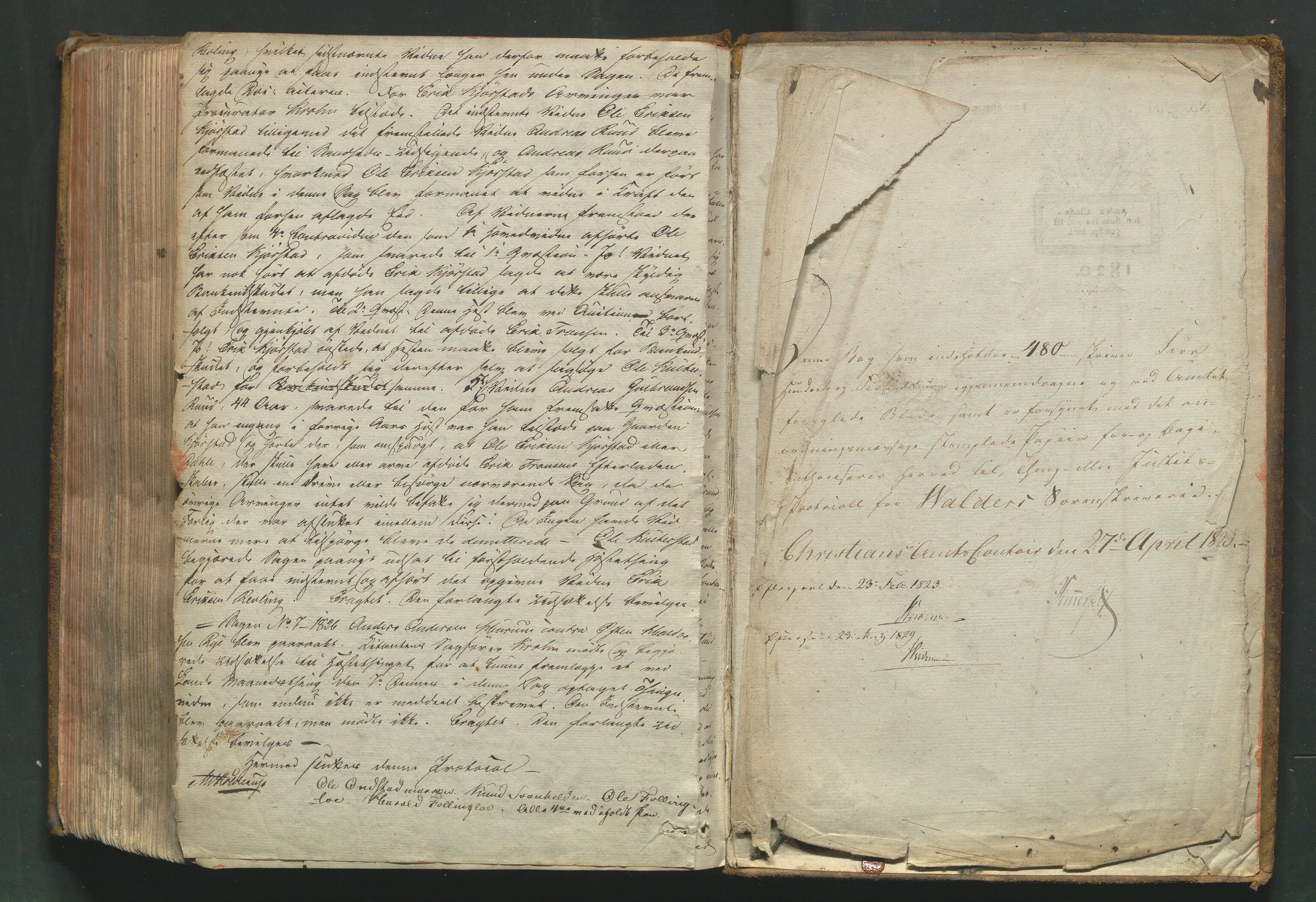 Valdres sorenskriveri, SAH/TING-016/G/Gb/L0006: Tingbok, 1821-1826, p. 479b