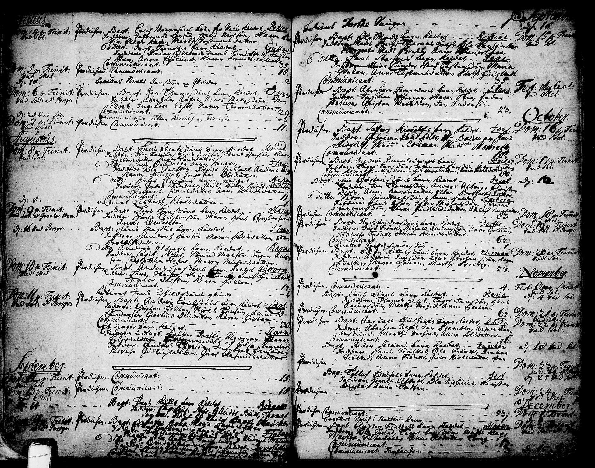 Solum kirkebøker, SAKO/A-306/F/Fa/L0002: Parish register (official) no. I 2, 1713-1761, p. 28