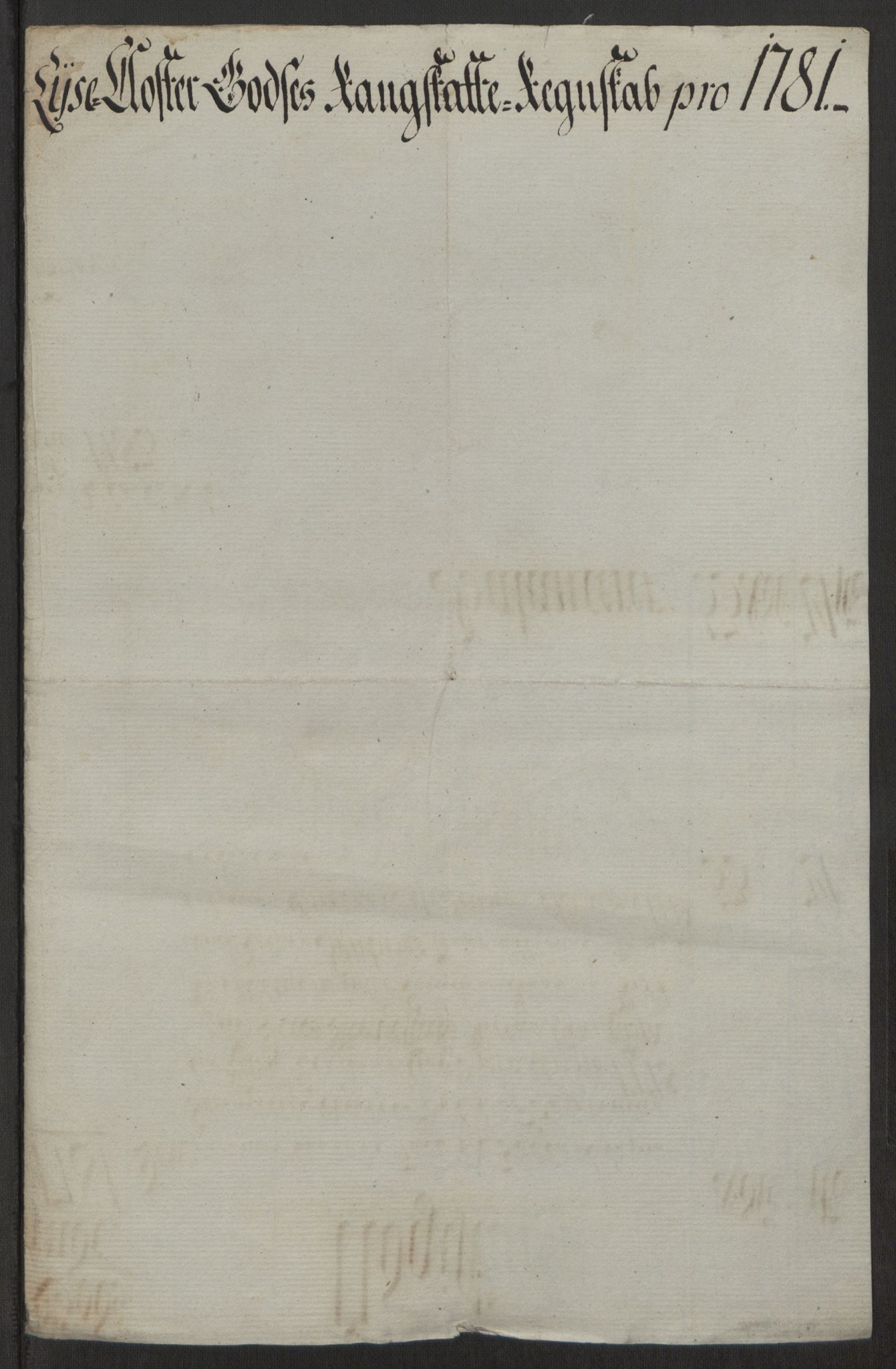 Rentekammeret inntil 1814, Reviderte regnskaper, Fogderegnskap, AV/RA-EA-4092/R50/L3180: Ekstraskatten Lyse kloster, 1762-1783, p. 420