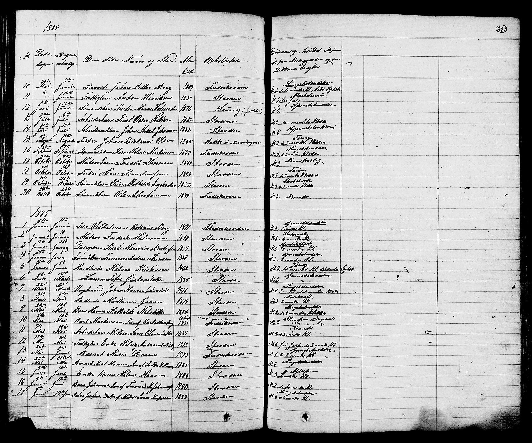 Stavern kirkebøker, AV/SAKO-A-318/G/Ga/L0002: Parish register (copy) no. 2, 1839-1909, p. 321