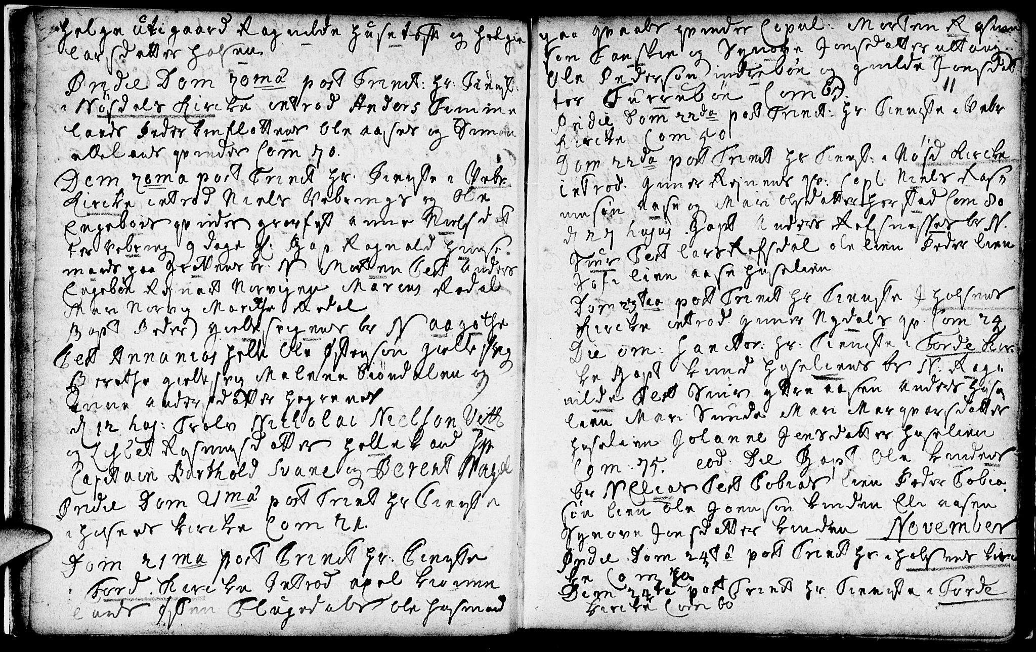 Førde sokneprestembete, AV/SAB-A-79901/H/Haa/Haaa/L0002: Parish register (official) no. A 2, 1728-1748, p. 11