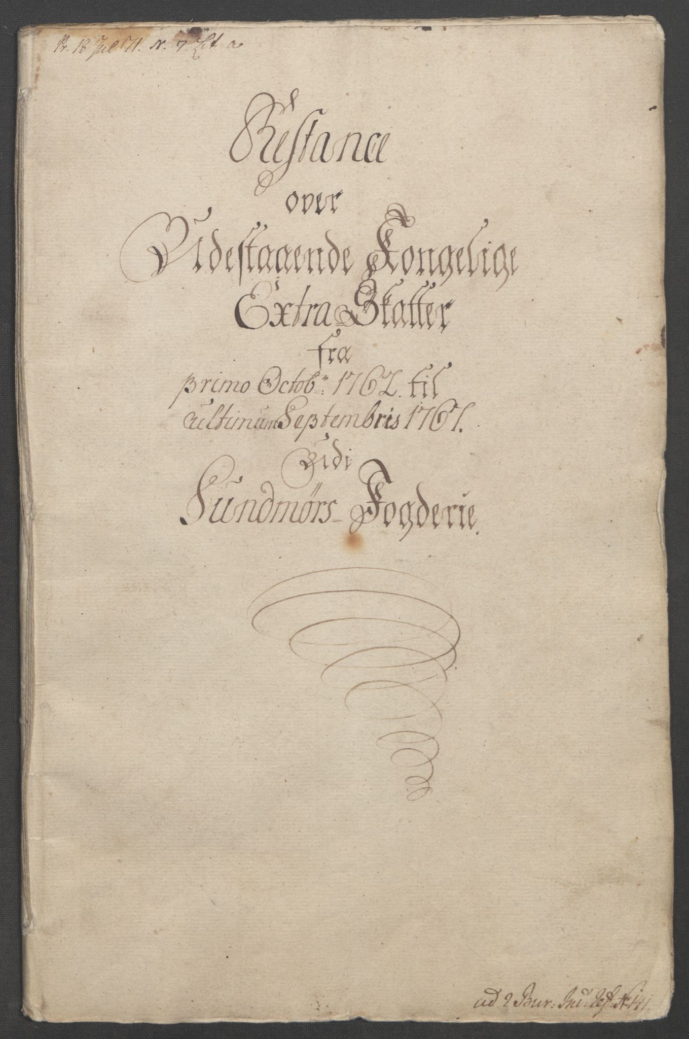 Rentekammeret inntil 1814, Reviderte regnskaper, Fogderegnskap, RA/EA-4092/R54/L3645: Ekstraskatten Sunnmøre, 1762-1772, p. 243