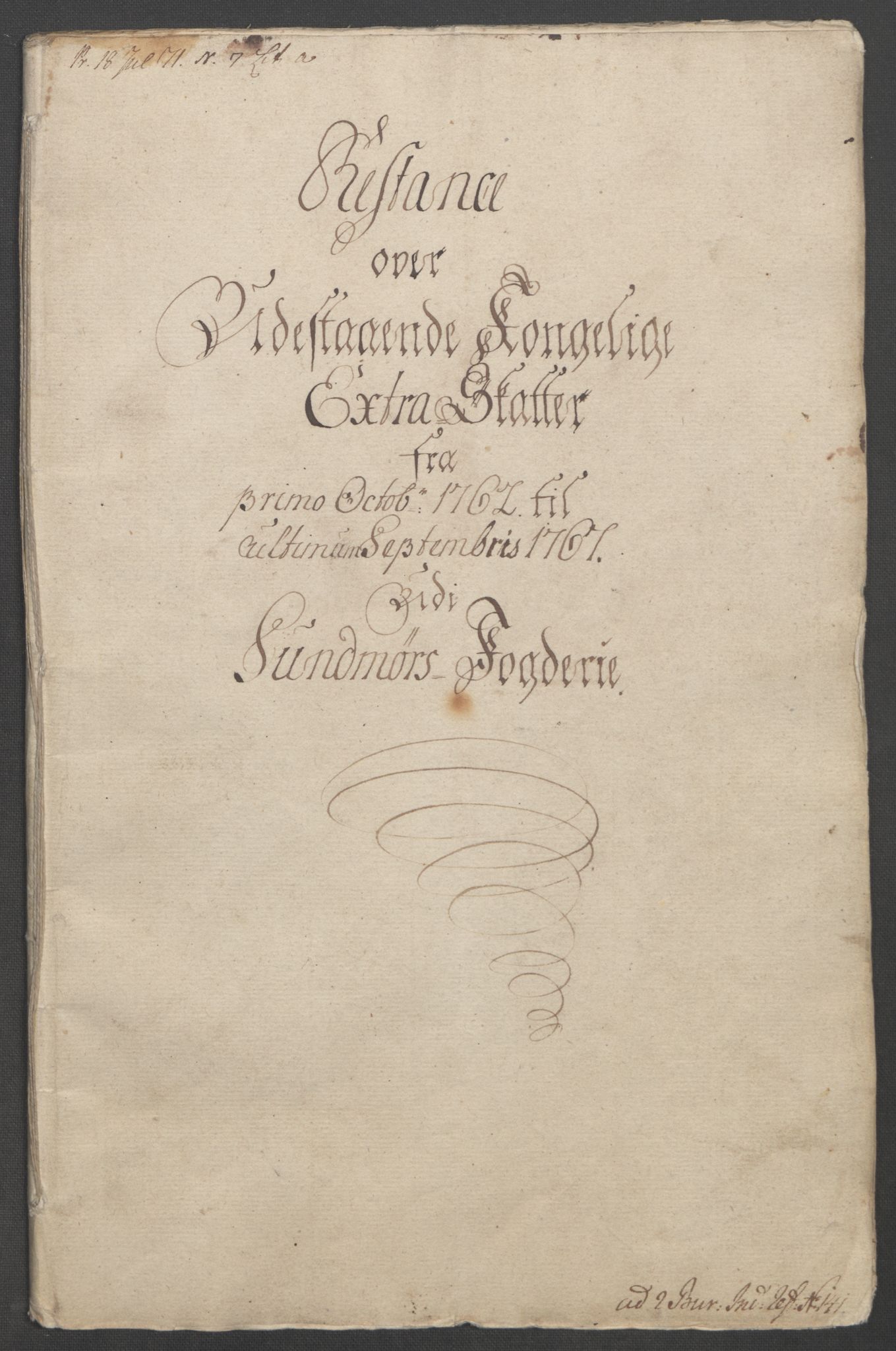 Rentekammeret inntil 1814, Reviderte regnskaper, Fogderegnskap, AV/RA-EA-4092/R54/L3645: Ekstraskatten Sunnmøre, 1762-1772, p. 243