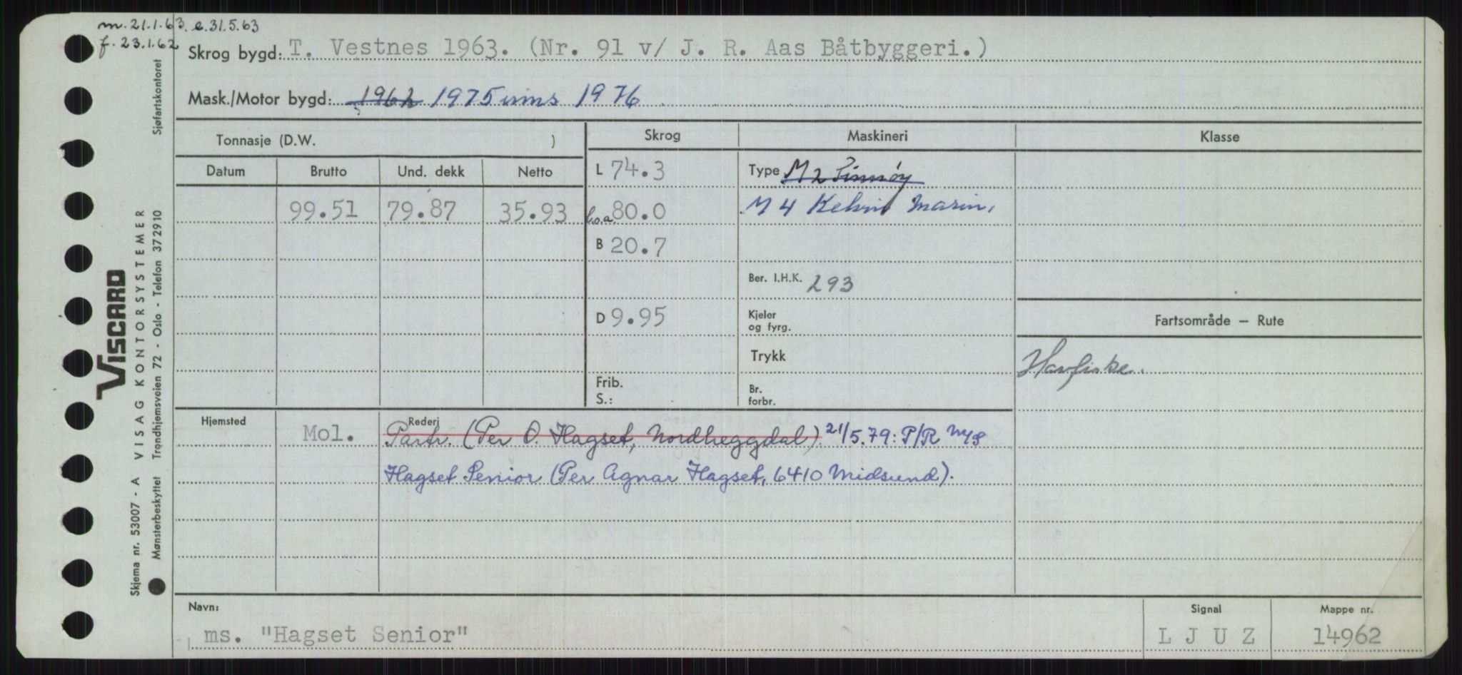 Sjøfartsdirektoratet med forløpere, Skipsmålingen, AV/RA-S-1627/H/Ha/L0002/0002: Fartøy, Eik-Hill / Fartøy, G-Hill, p. 401