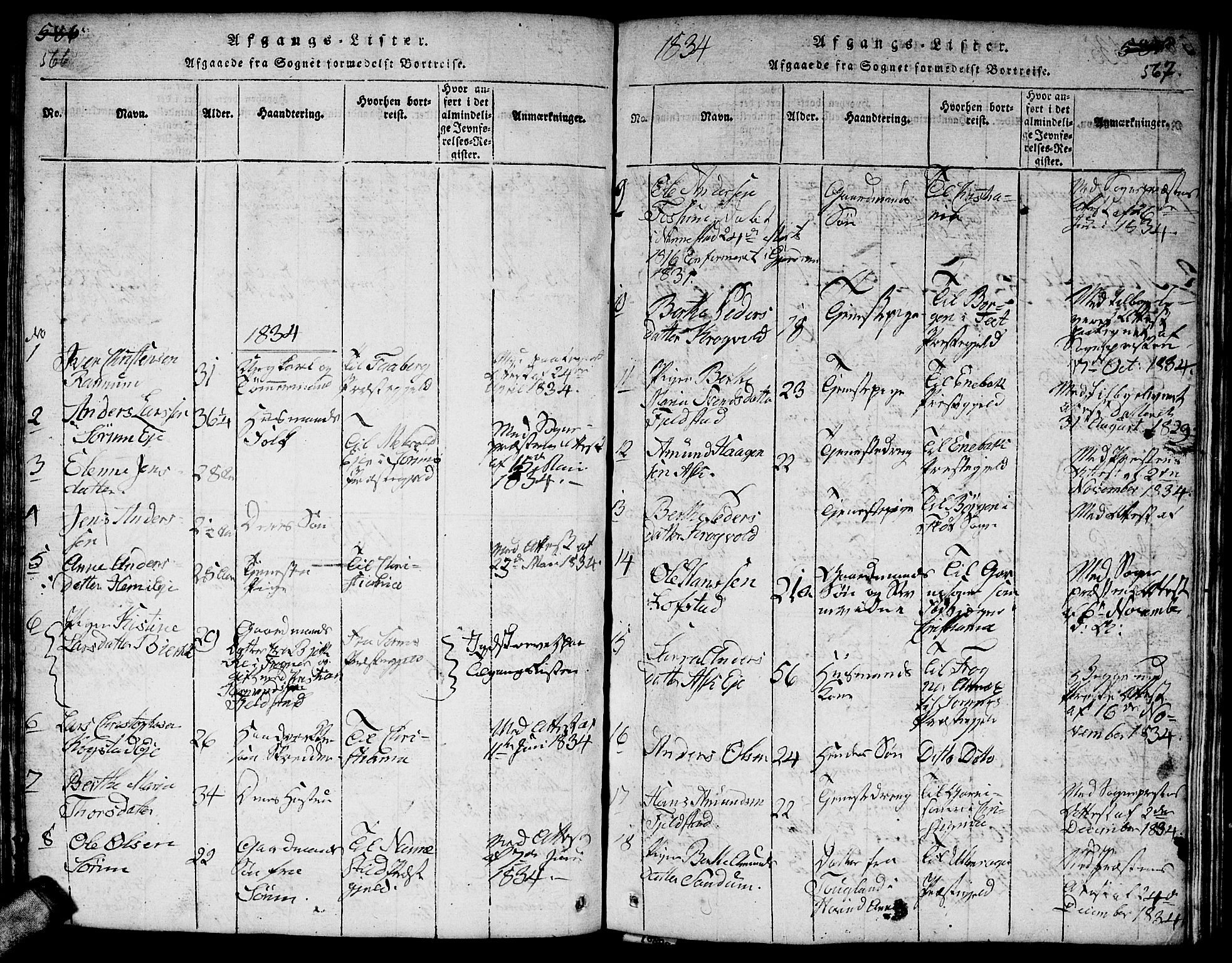 Gjerdrum prestekontor Kirkebøker, AV/SAO-A-10412b/F/Fa/L0004: Parish register (official) no. I 4, 1816-1836, p. 566-567