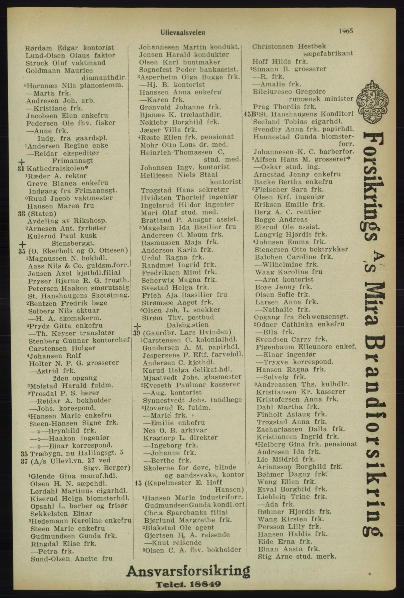 Kristiania/Oslo adressebok, PUBL/-, 1918, p. 2118