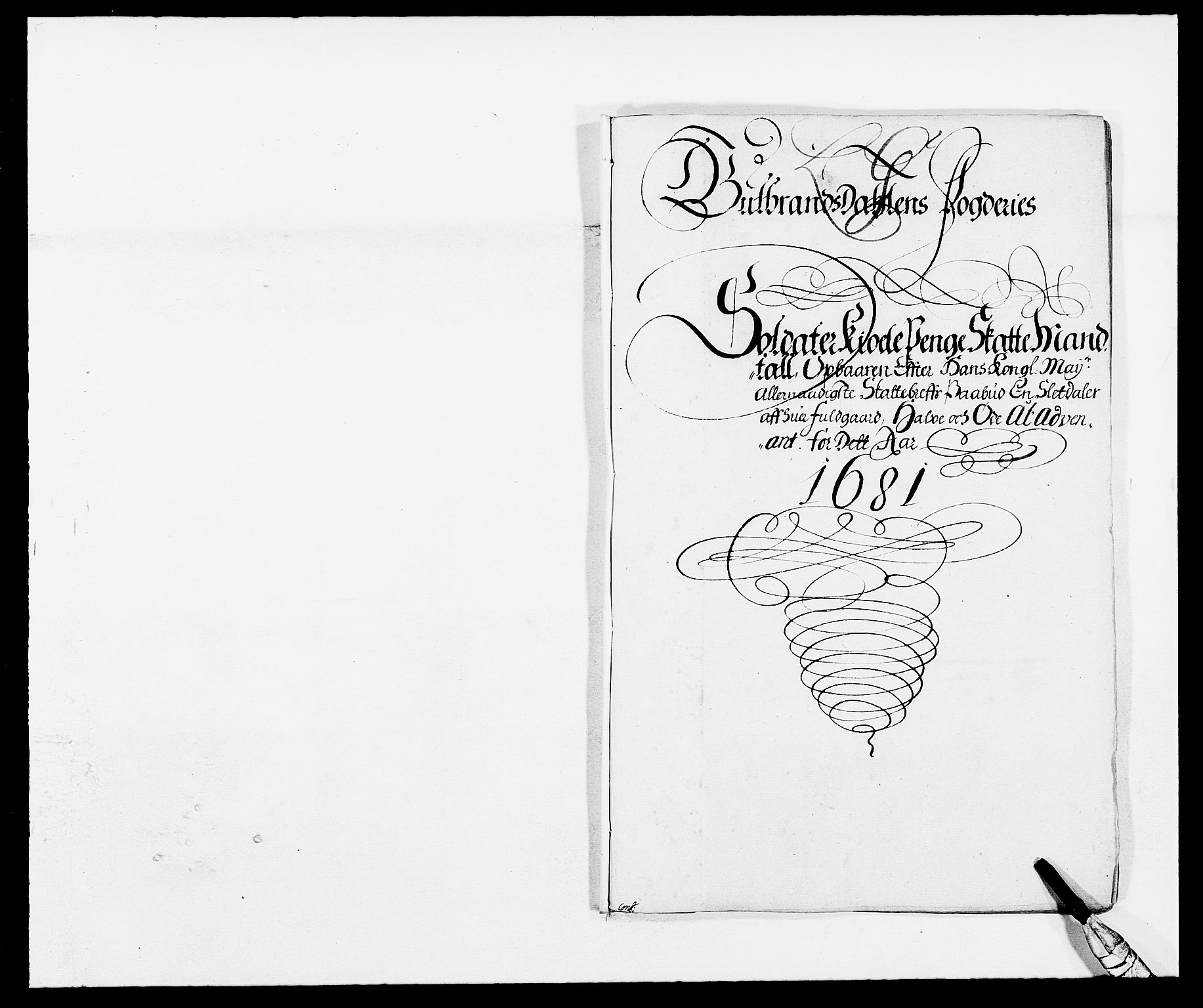 Rentekammeret inntil 1814, Reviderte regnskaper, Fogderegnskap, RA/EA-4092/R17/L1156: Fogderegnskap Gudbrandsdal, 1681, p. 95