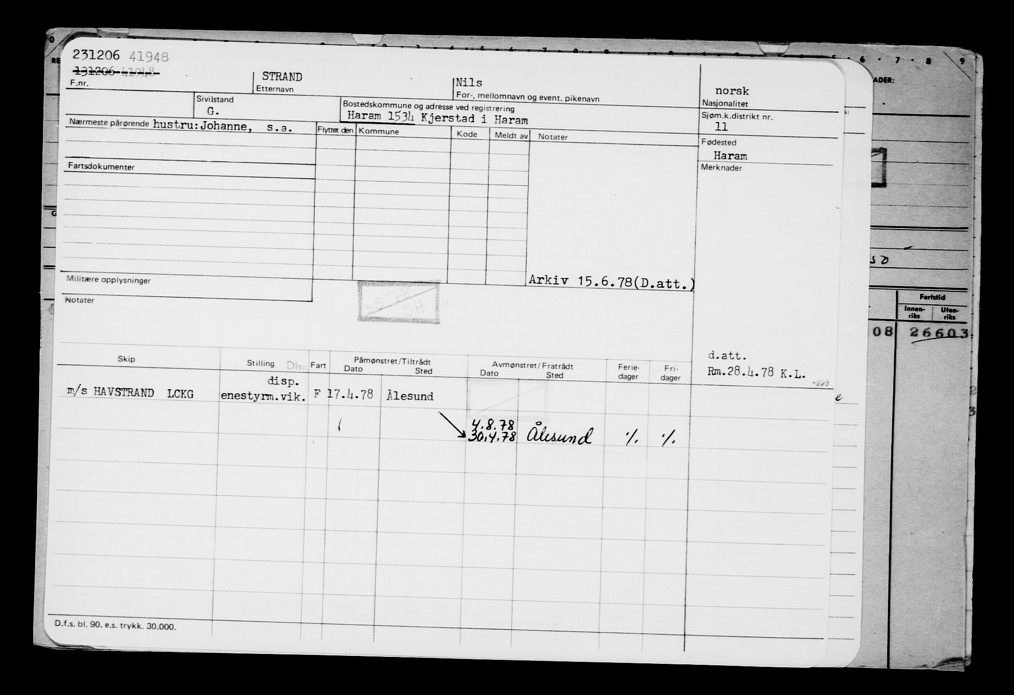 Direktoratet for sjømenn, AV/RA-S-3545/G/Gb/L0068: Hovedkort, 1906, p. 591