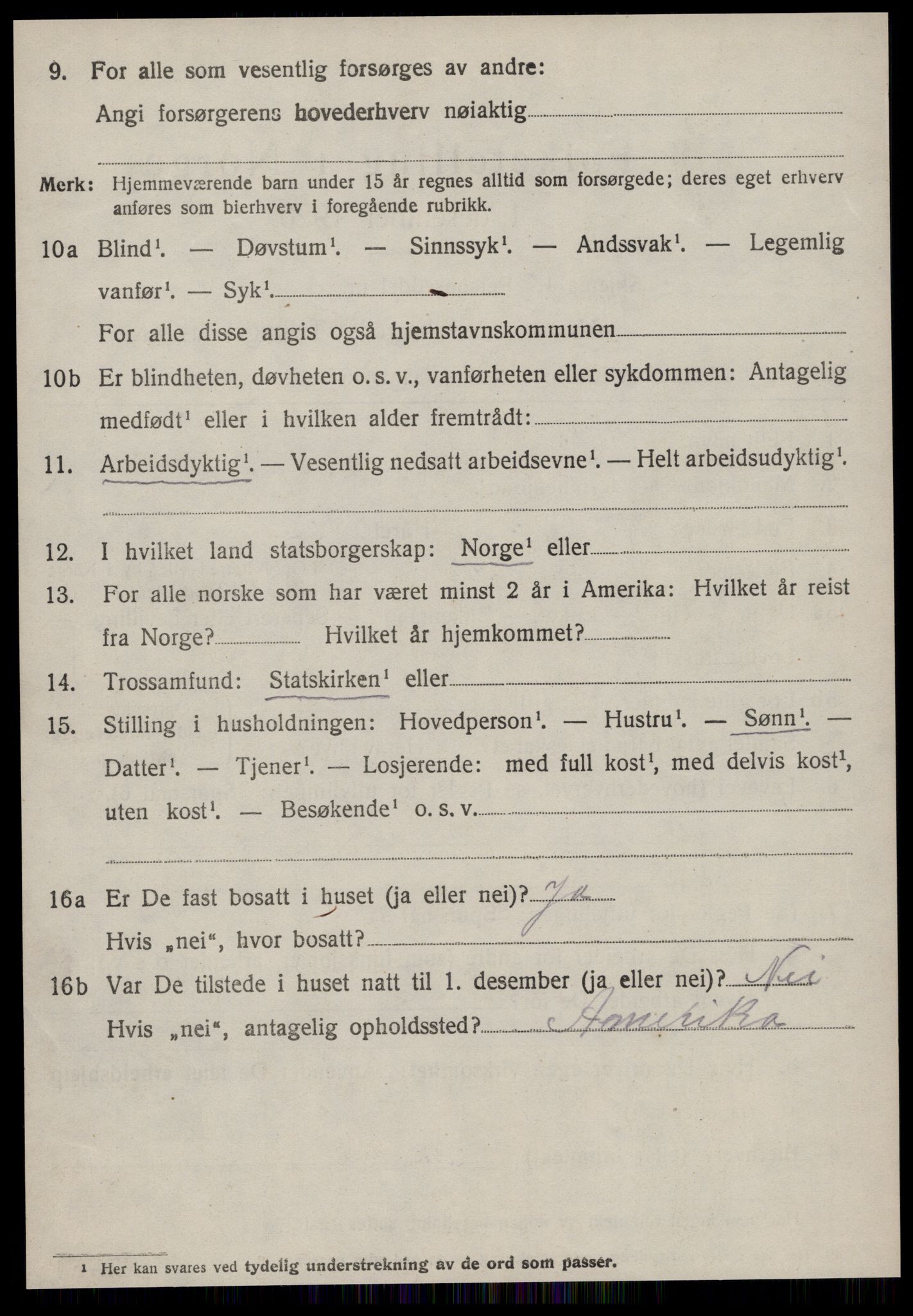 SAT, 1920 census for Haram, 1920, p. 3246