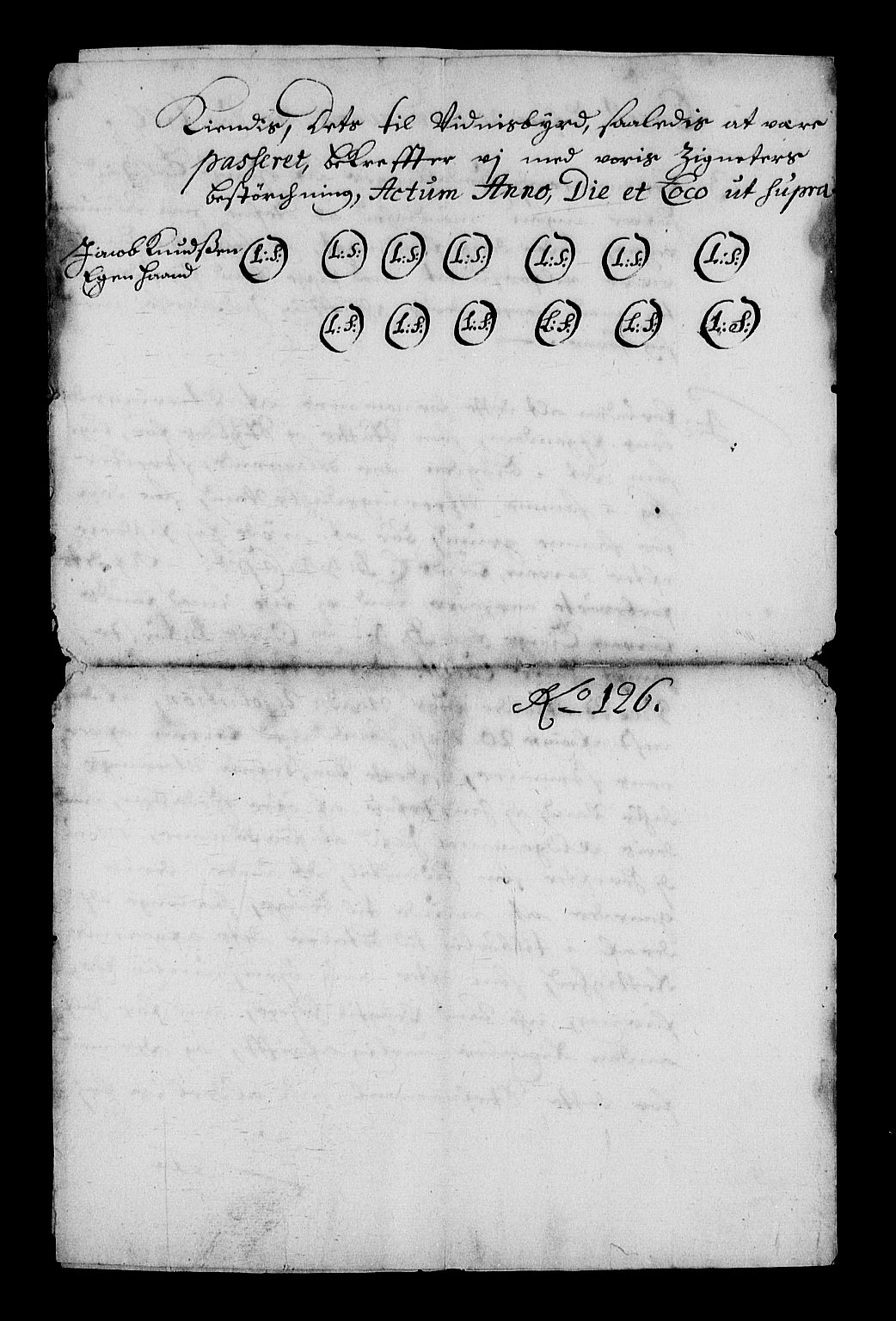 Stattholderembetet 1572-1771, RA/EA-2870/Af/L0004: Avskrifter av vedlegg til originale supplikker, nummerert i samsvar med supplikkbøkene, 1691-1694, p. 268