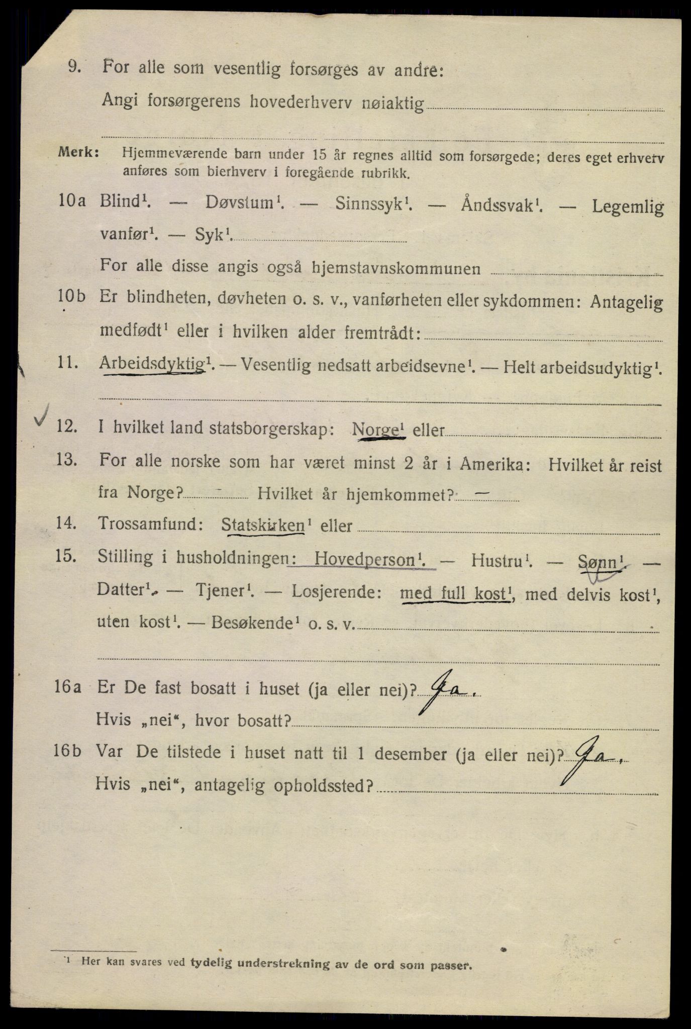 SAO, 1920 census for Kristiania, 1920, p. 597006