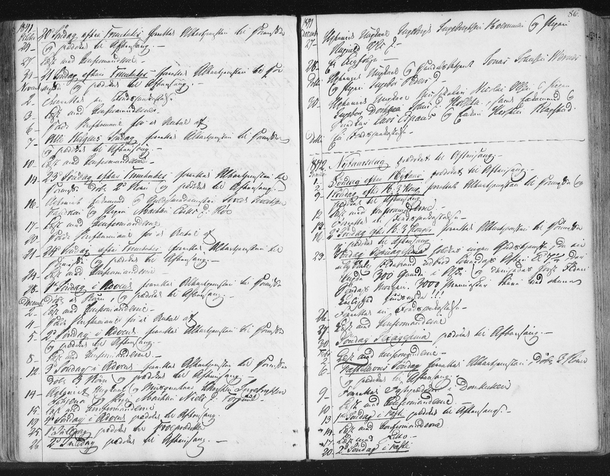 Ministerialprotokoller, klokkerbøker og fødselsregistre - Sør-Trøndelag, SAT/A-1456/602/L0127: Curate's parish register no. 602B01, 1821-1875, p. 86