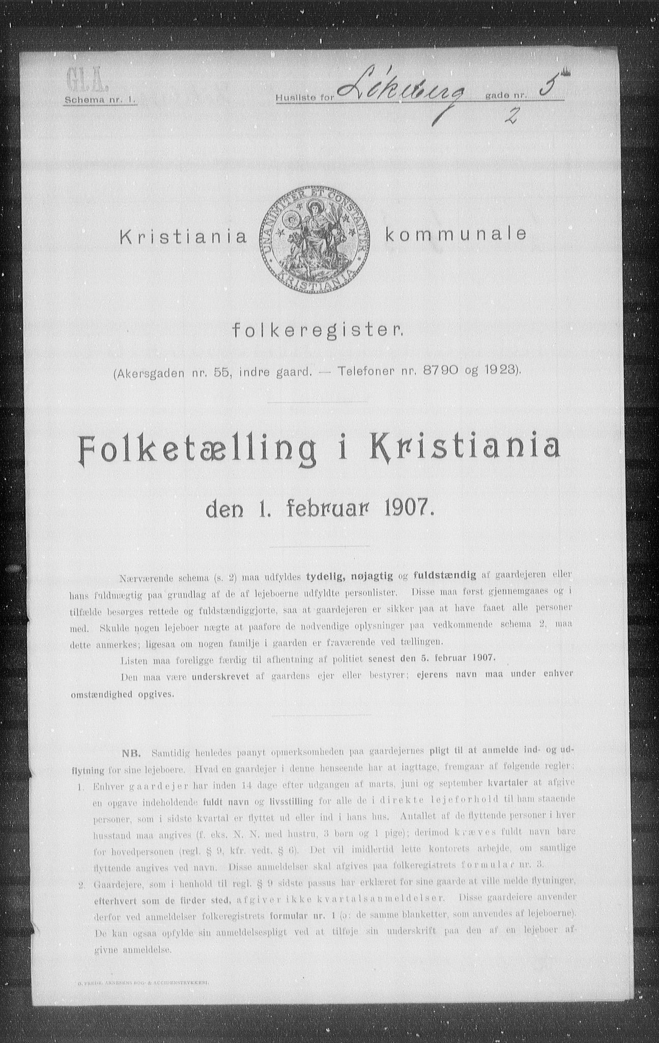 OBA, Municipal Census 1907 for Kristiania, 1907, p. 29939