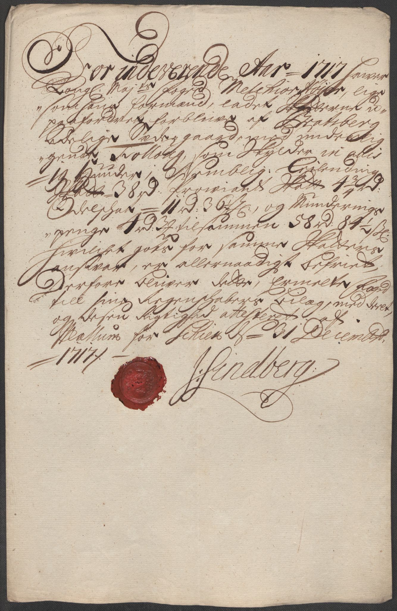 Rentekammeret inntil 1814, Reviderte regnskaper, Fogderegnskap, AV/RA-EA-4092/R36/L2129: Fogderegnskap Øvre og Nedre Telemark og Bamble, 1717, p. 394