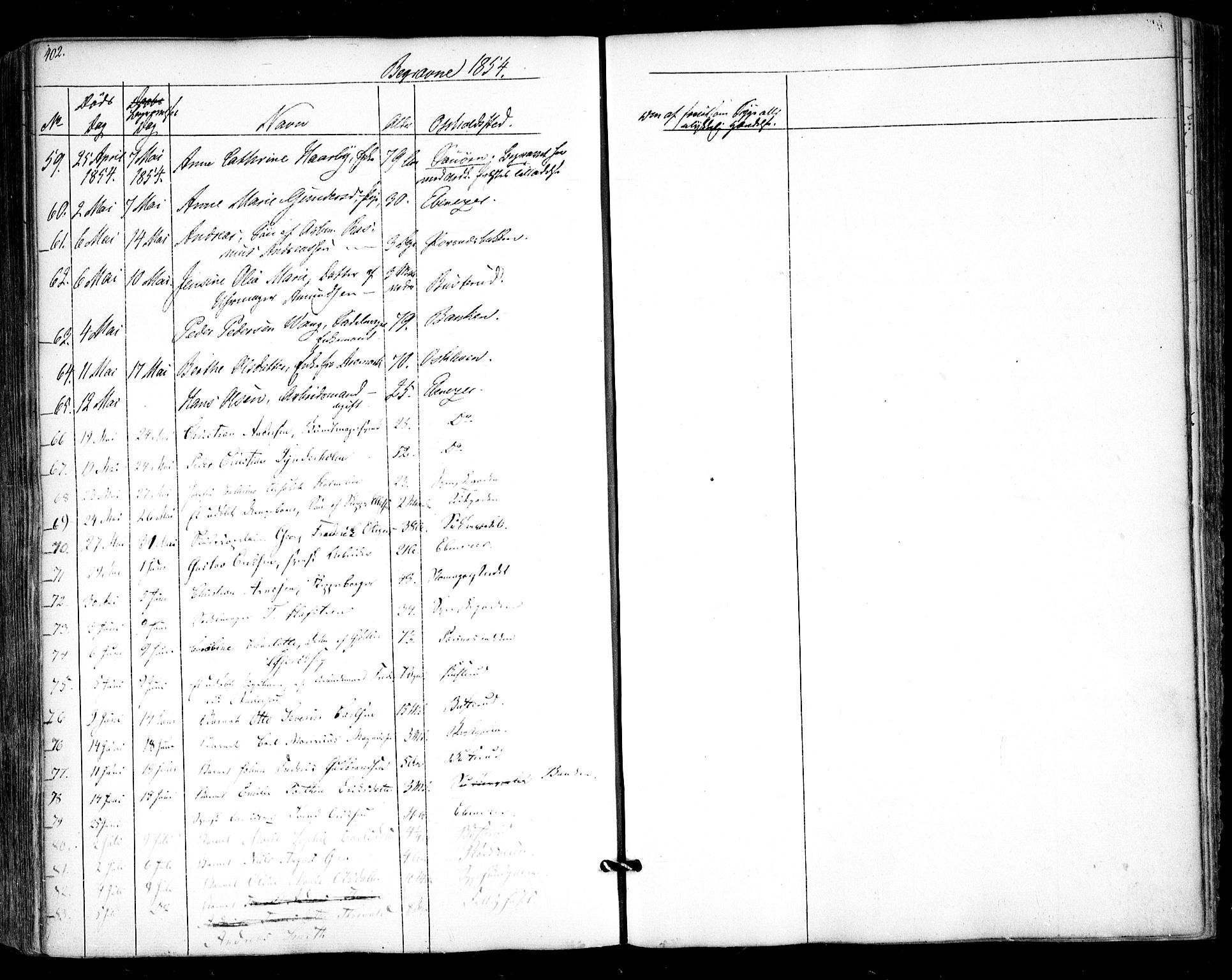 Halden prestekontor Kirkebøker, AV/SAO-A-10909/F/Fa/L0006: Parish register (official) no. I 6, 1845-1856, p. 402