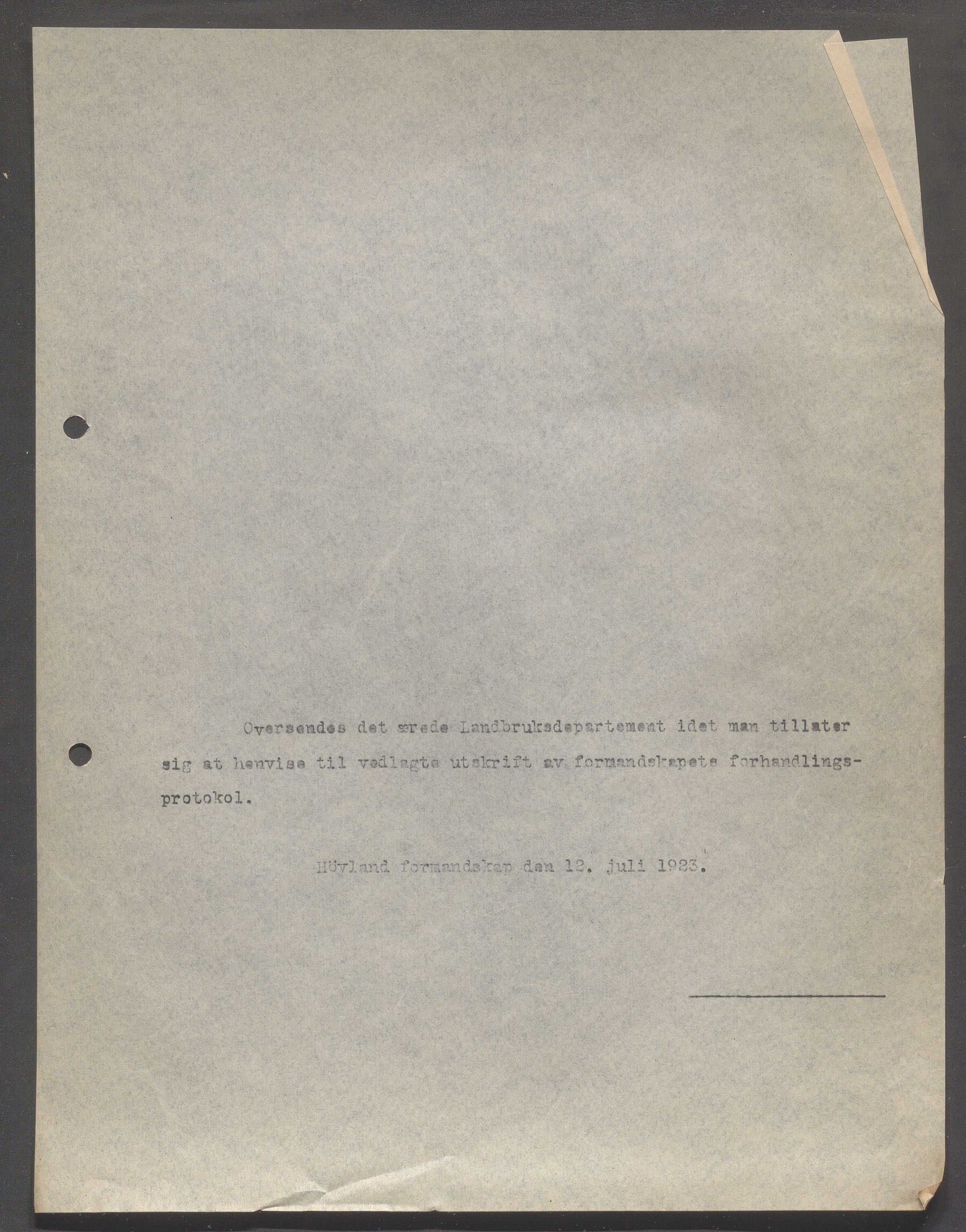 Høyland kommune - Formannskapet, IKAR/K-100046/B/L0006: Kopibok, 1920-1923, p. 603