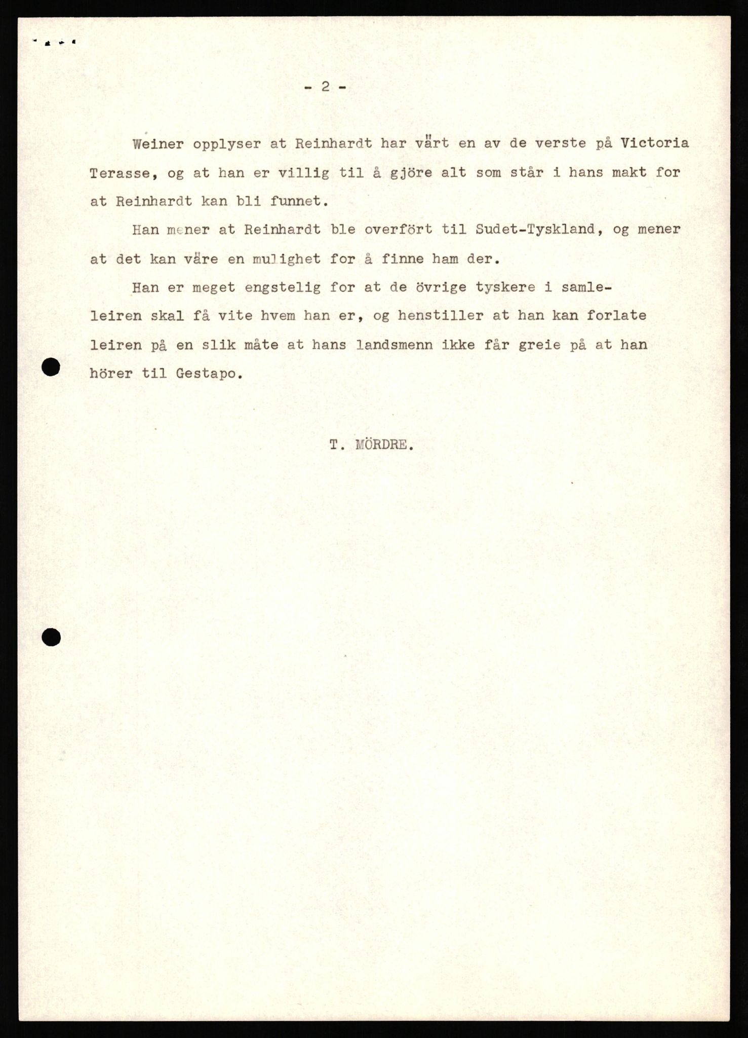 Forsvaret, Forsvarets overkommando II, AV/RA-RAFA-3915/D/Db/L0035: CI Questionaires. Tyske okkupasjonsstyrker i Norge. Tyskere., 1945-1946, p. 225