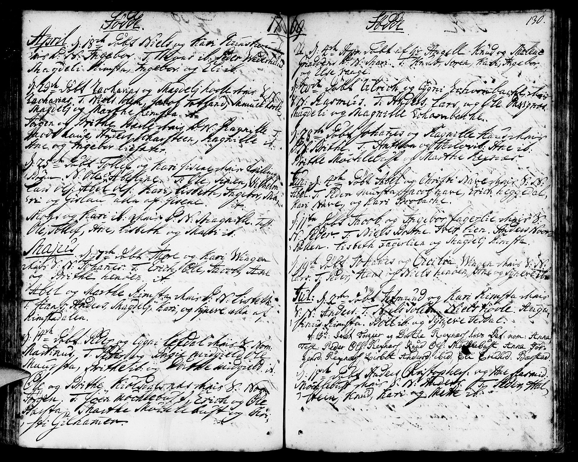 Davik sokneprestembete, SAB/A-79701/H/Haa/Haaa/L0002: Parish register (official) no. A 2, 1742-1816, p. 130
