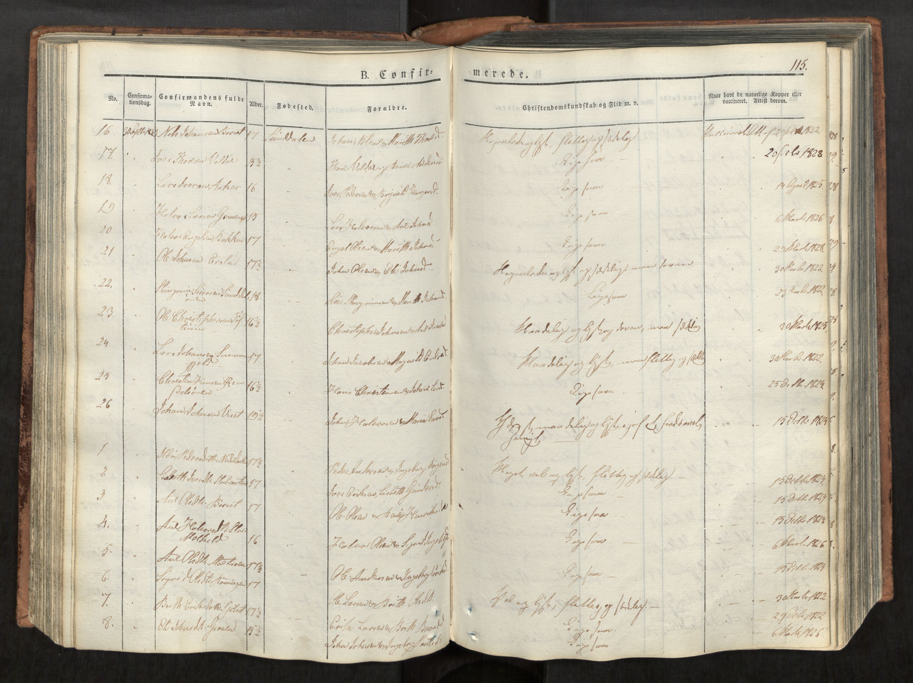 Ministerialprotokoller, klokkerbøker og fødselsregistre - Møre og Romsdal, SAT/A-1454/590/L1012: Parish register (official) no. 590A04, 1832-1846, p. 115