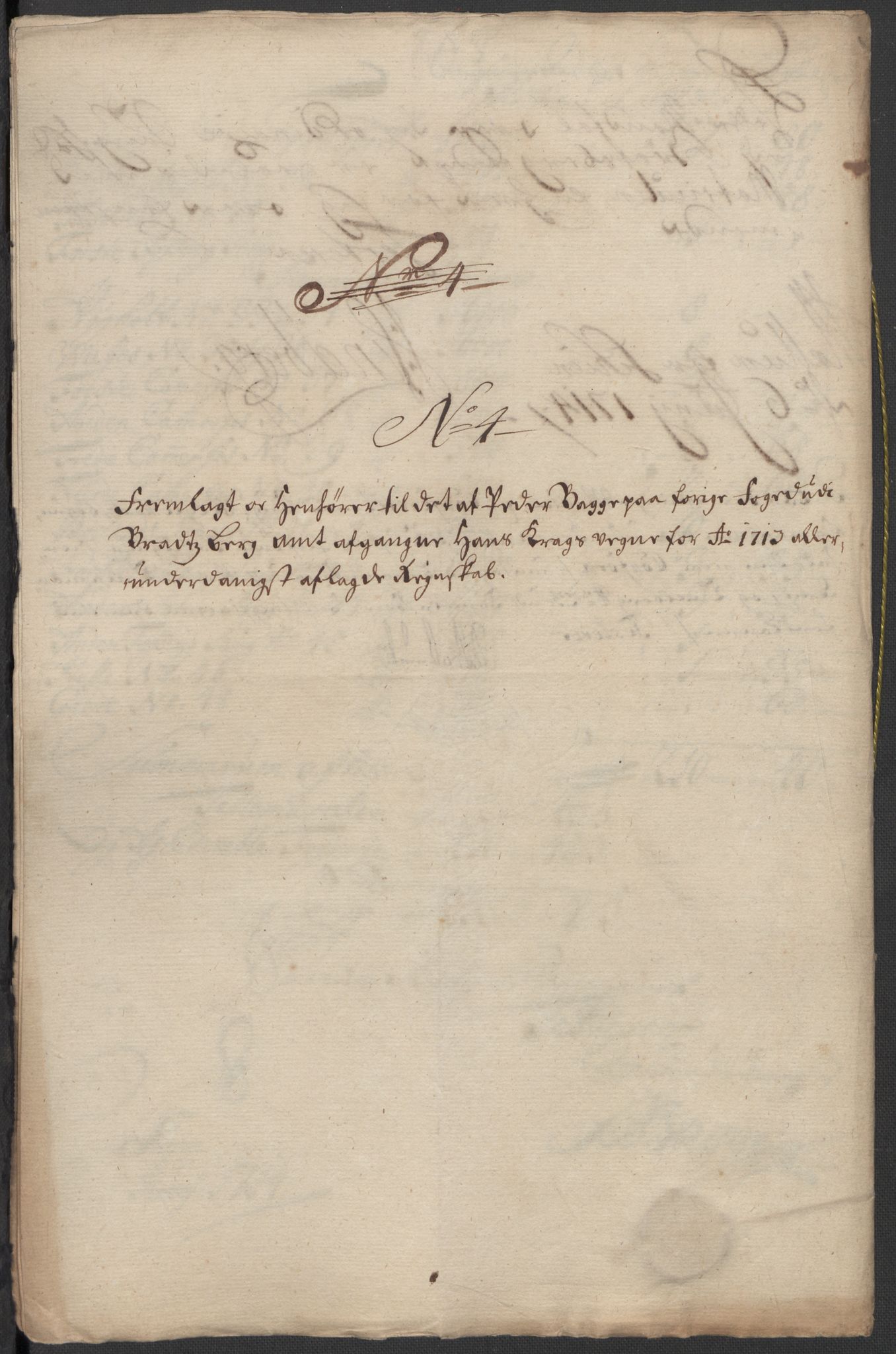 Rentekammeret inntil 1814, Reviderte regnskaper, Fogderegnskap, AV/RA-EA-4092/R36/L2124: Fogderegnskap Øvre og Nedre Telemark og Bamble, 1713, p. 132