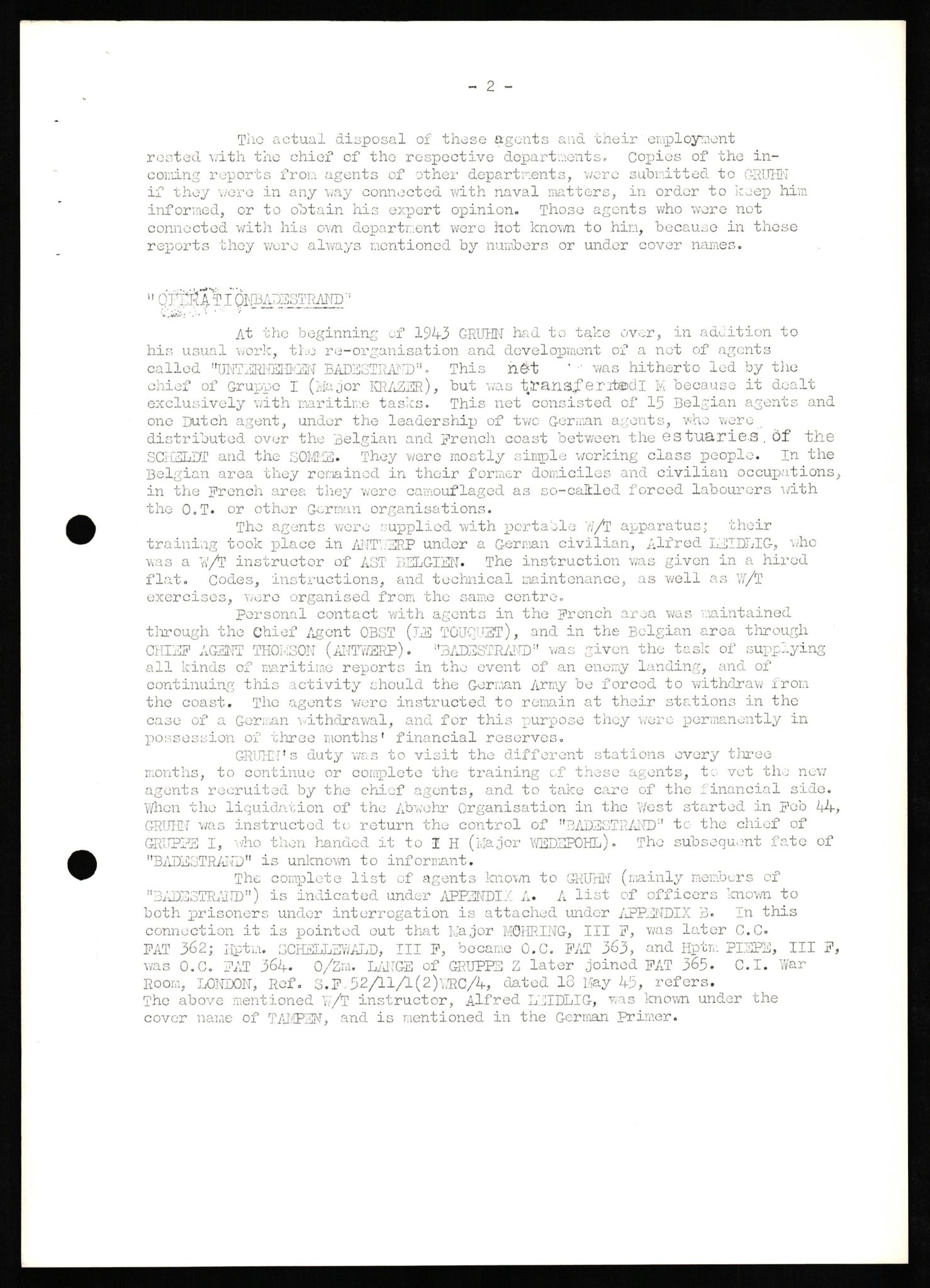 Forsvaret, Forsvarets overkommando II, AV/RA-RAFA-3915/D/Db/L0021: CI Questionaires. Tyske okkupasjonsstyrker i Norge. Tyskere., 1945-1946, p. 30