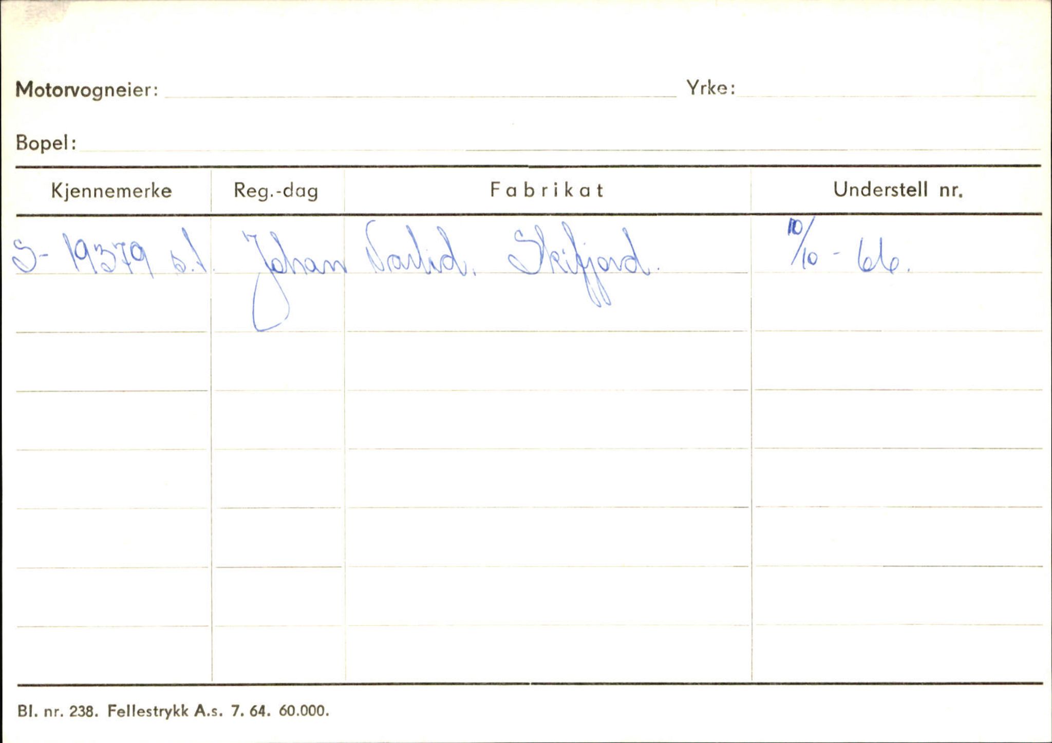 Statens vegvesen, Sogn og Fjordane vegkontor, SAB/A-5301/4/F/L0126: Eigarregister Fjaler M-Å. Leikanger A-Å, 1945-1975, p. 533