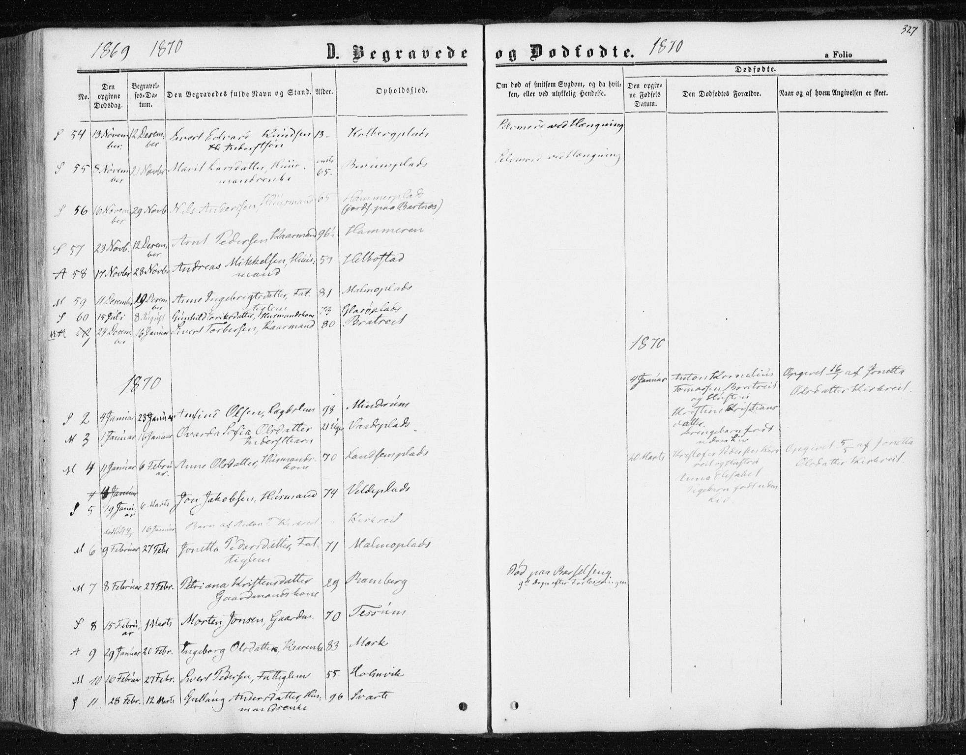 Ministerialprotokoller, klokkerbøker og fødselsregistre - Nord-Trøndelag, SAT/A-1458/741/L0394: Parish register (official) no. 741A08, 1864-1877, p. 327