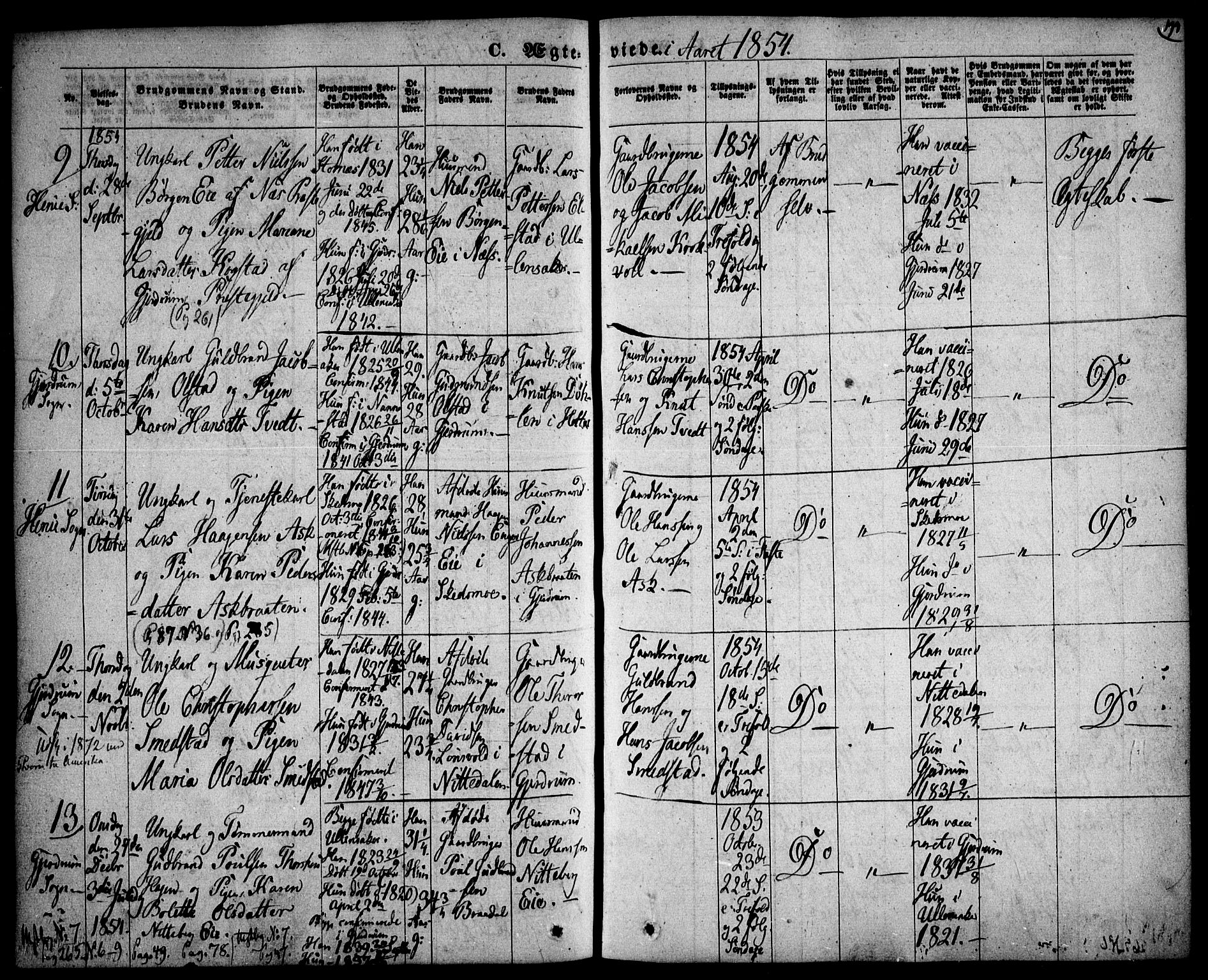 Gjerdrum prestekontor Kirkebøker, AV/SAO-A-10412b/F/Fa/L0006: Parish register (official) no. I 6, 1845-1856, p. 193