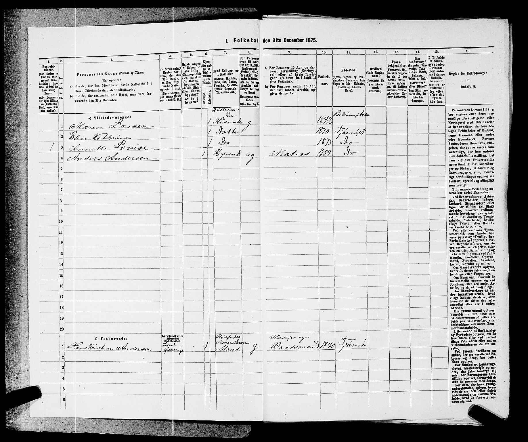 SAKO, 1875 census for 0722P Nøtterøy, 1875, p. 2137