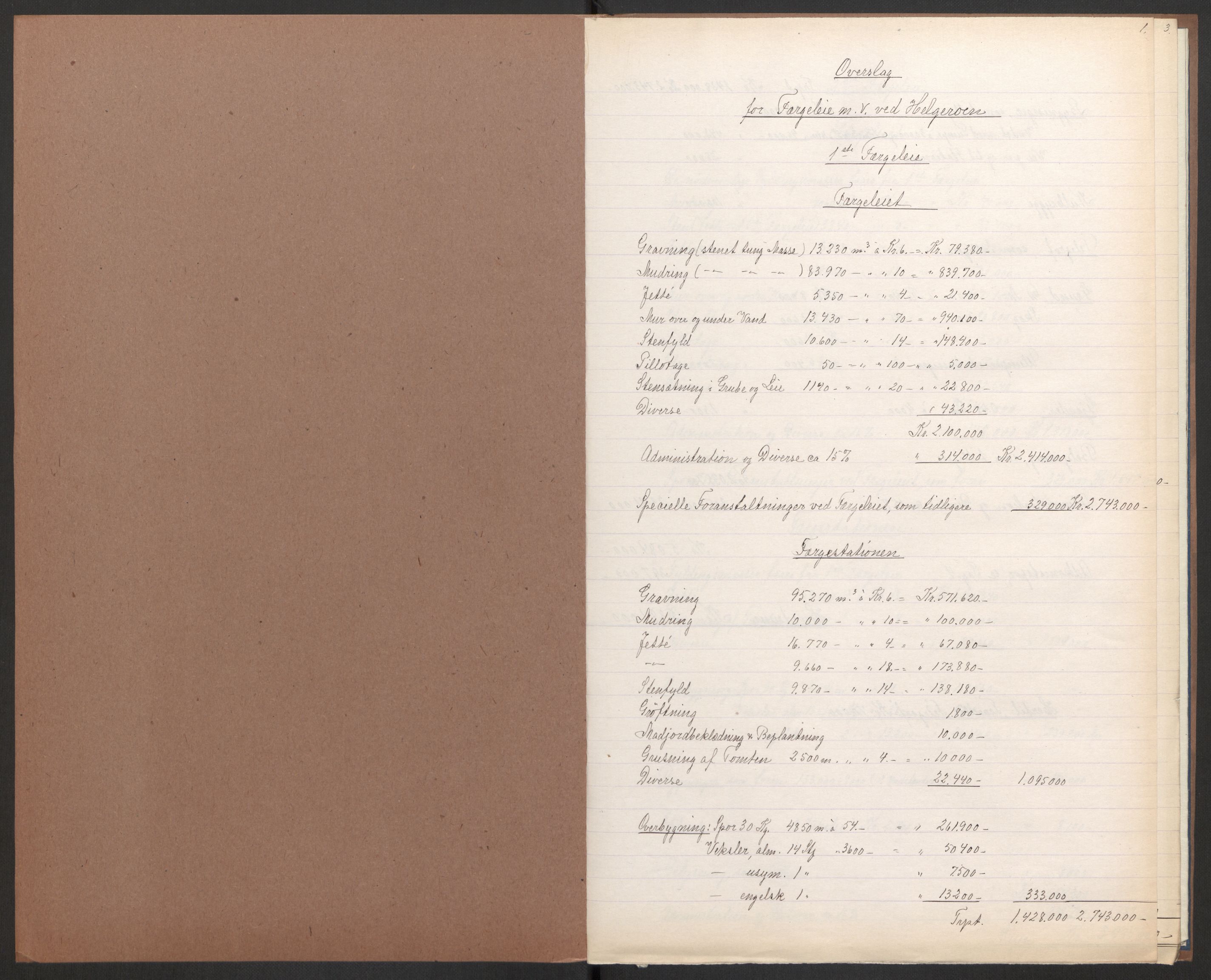 Norges Statsbaner, Baneavdelingen B, RA/S-1619/1/F/Fa/L0042: NORGE-JYLLAND, 1920, p. 245