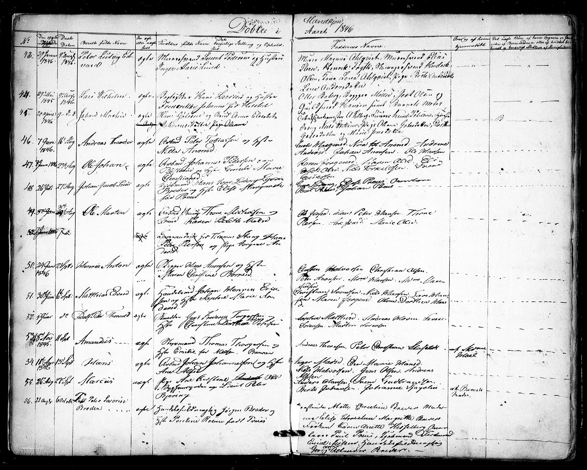 Halden prestekontor Kirkebøker, AV/SAO-A-10909/F/Fa/L0006: Parish register (official) no. I 6, 1845-1856, p. 8