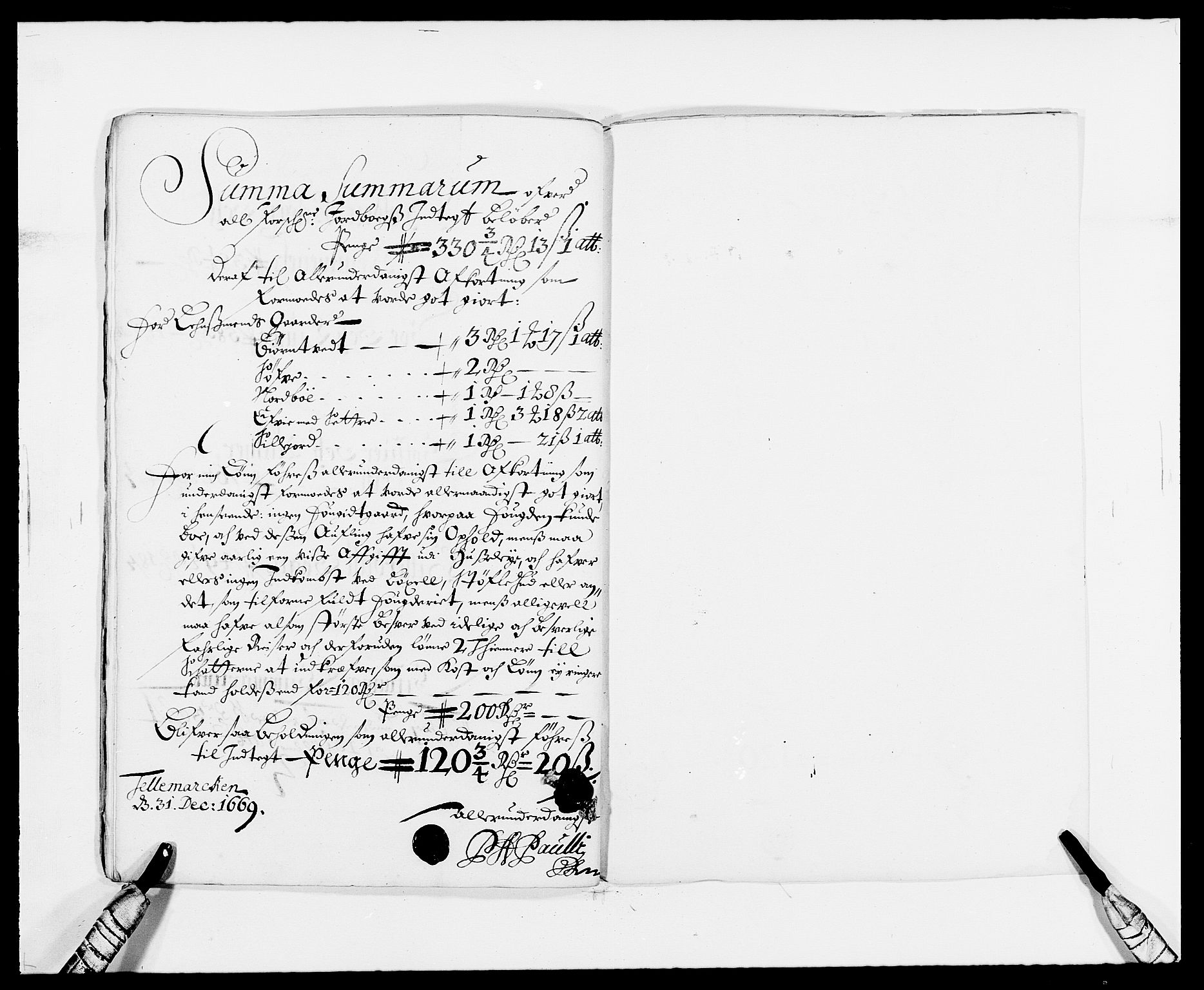 Rentekammeret inntil 1814, Reviderte regnskaper, Fogderegnskap, RA/EA-4092/R35/L2058: Fogderegnskap Øvre og Nedre Telemark, 1668-1670, p. 332