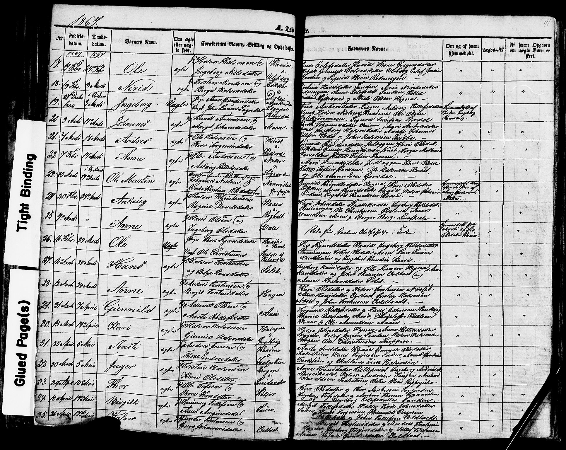Sauherad kirkebøker, SAKO/A-298/F/Fa/L0007: Parish register (official) no. I 7, 1851-1873, p. 91