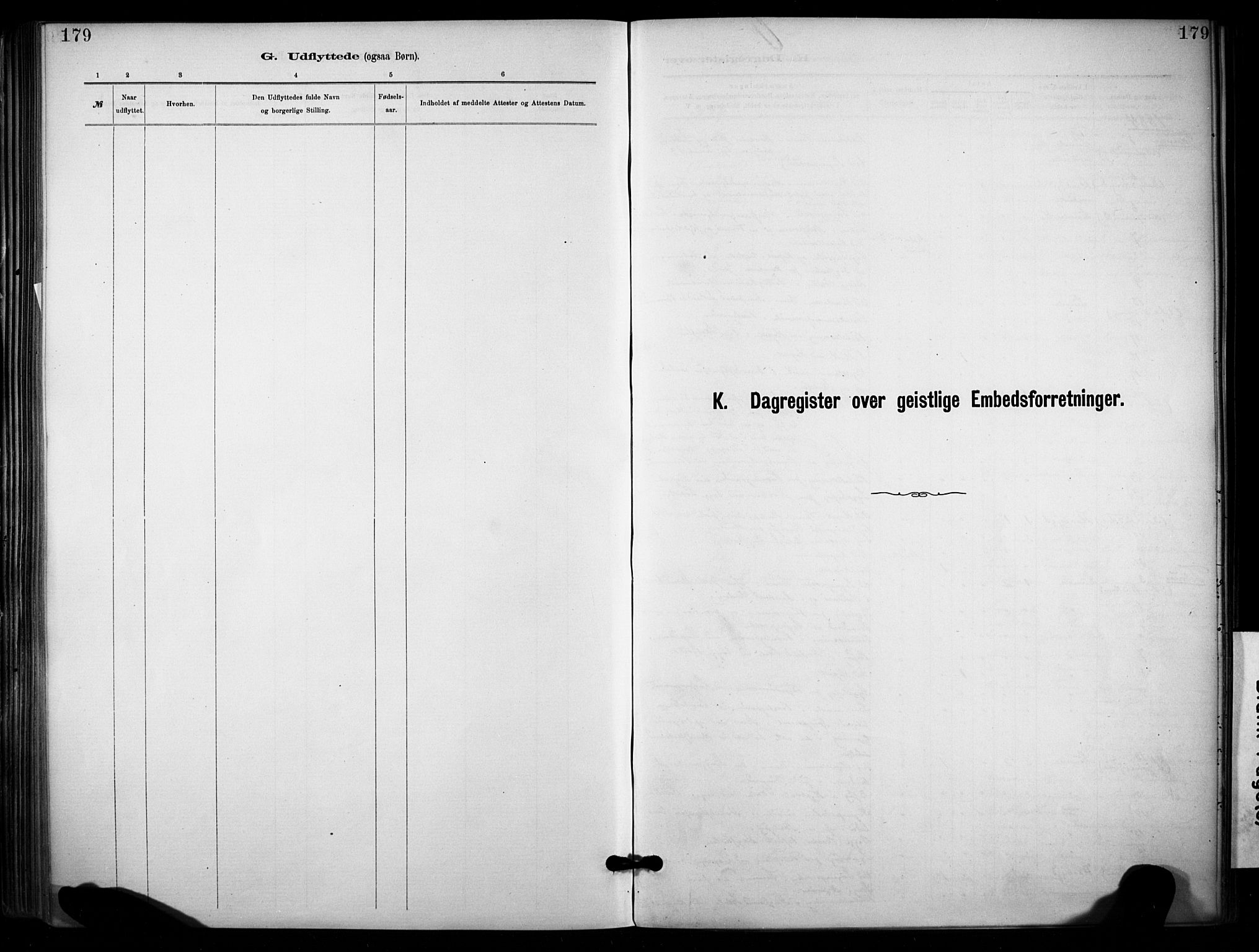 Lunde kirkebøker, SAKO/A-282/F/Fa/L0002: Parish register (official) no. I 2, 1884-1892, p. 179