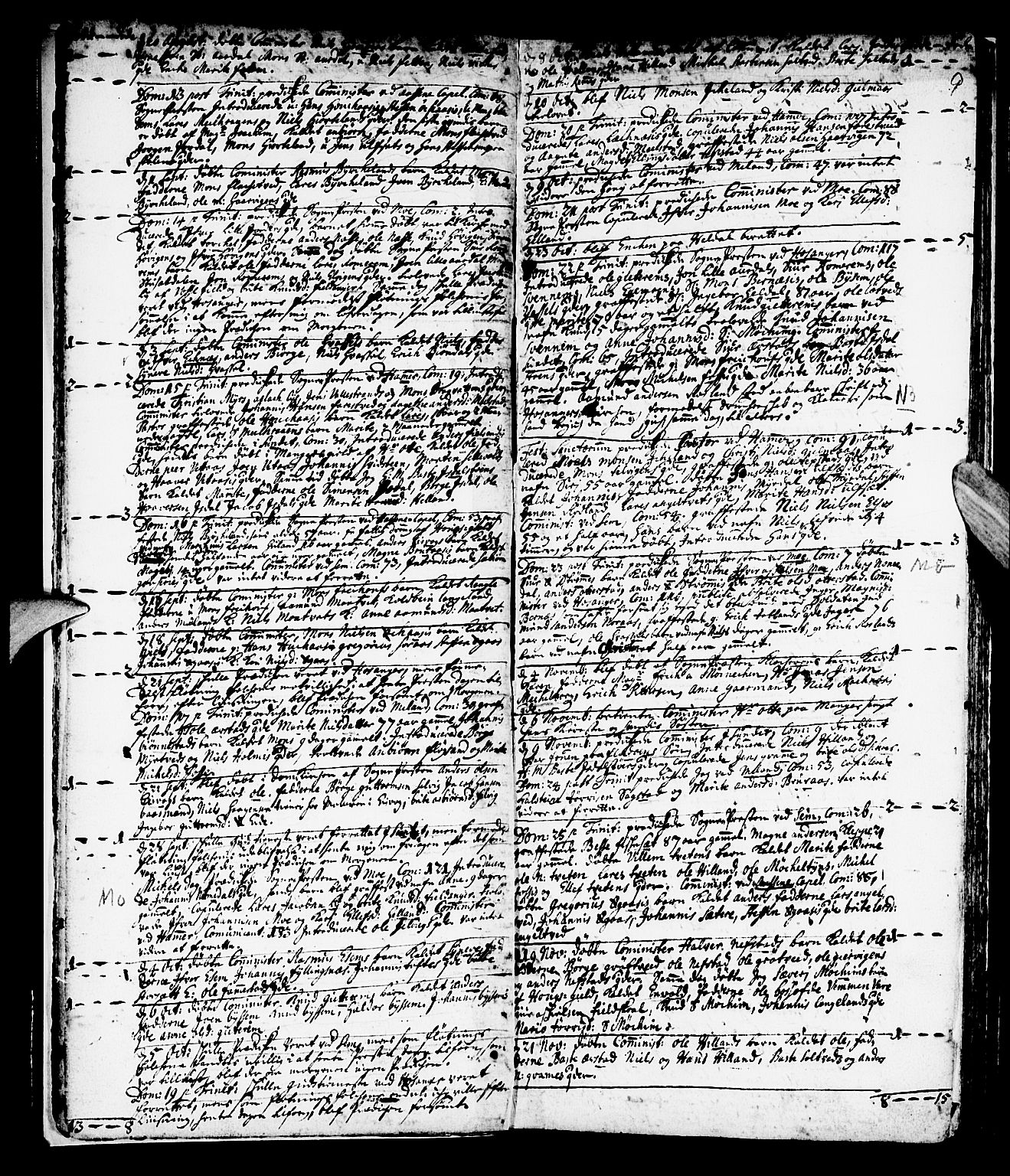 Hamre sokneprestembete, SAB/A-75501/H/Ha/Haa/Haaa/L0003: Parish register (official) no. A 3, 1708-1726, p. 9