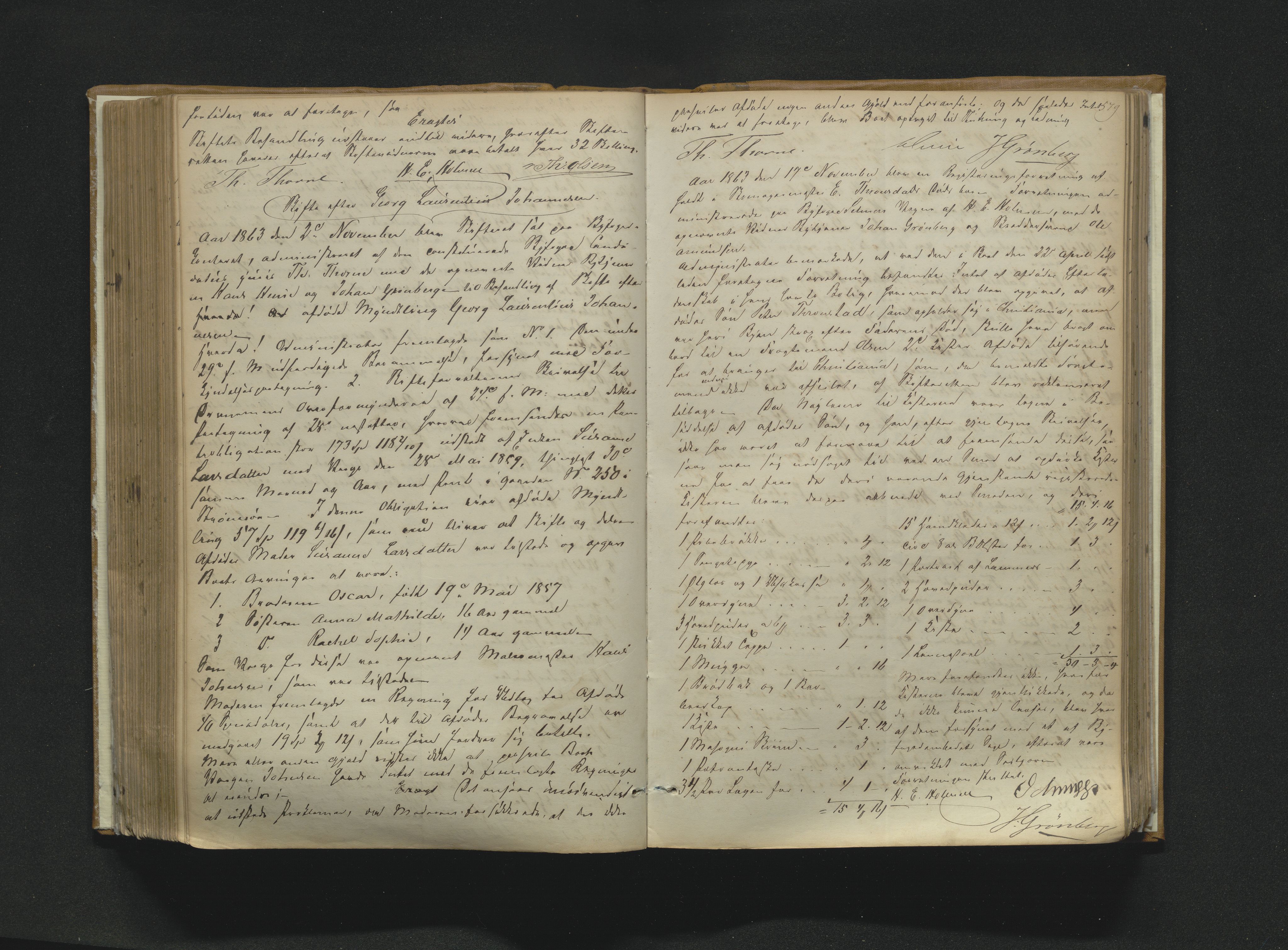 Drammen byfogd, AV/SAKO-A-222/H/Hb/Hbb/L0001: Registreringsprotokoll., 1857-1867