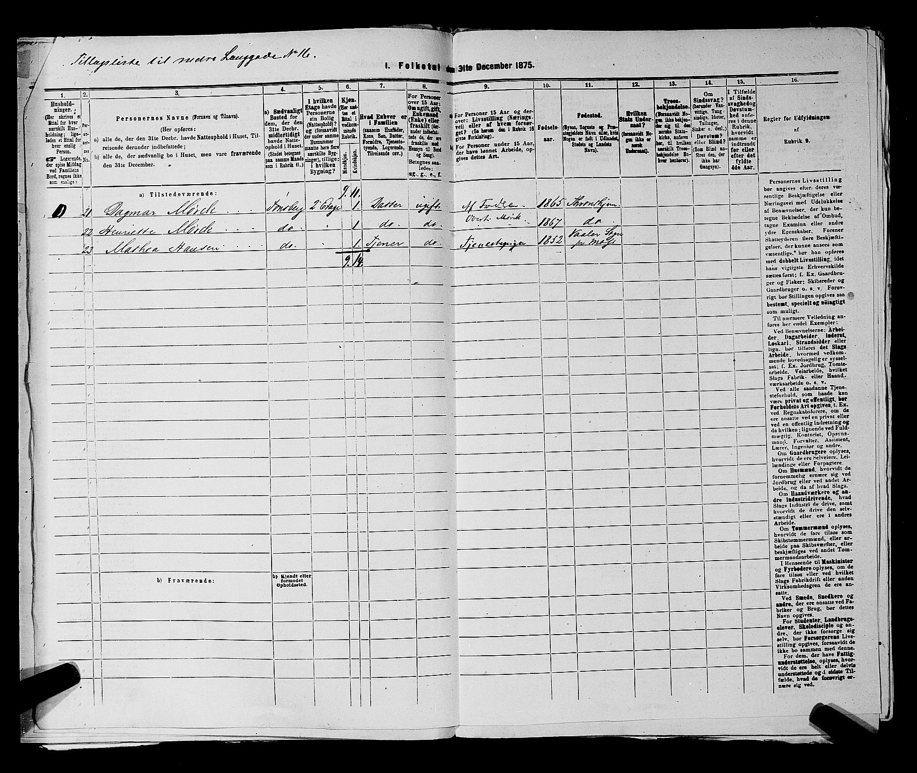 SAKO, 1875 census for 0705P Tønsberg, 1875, p. 68