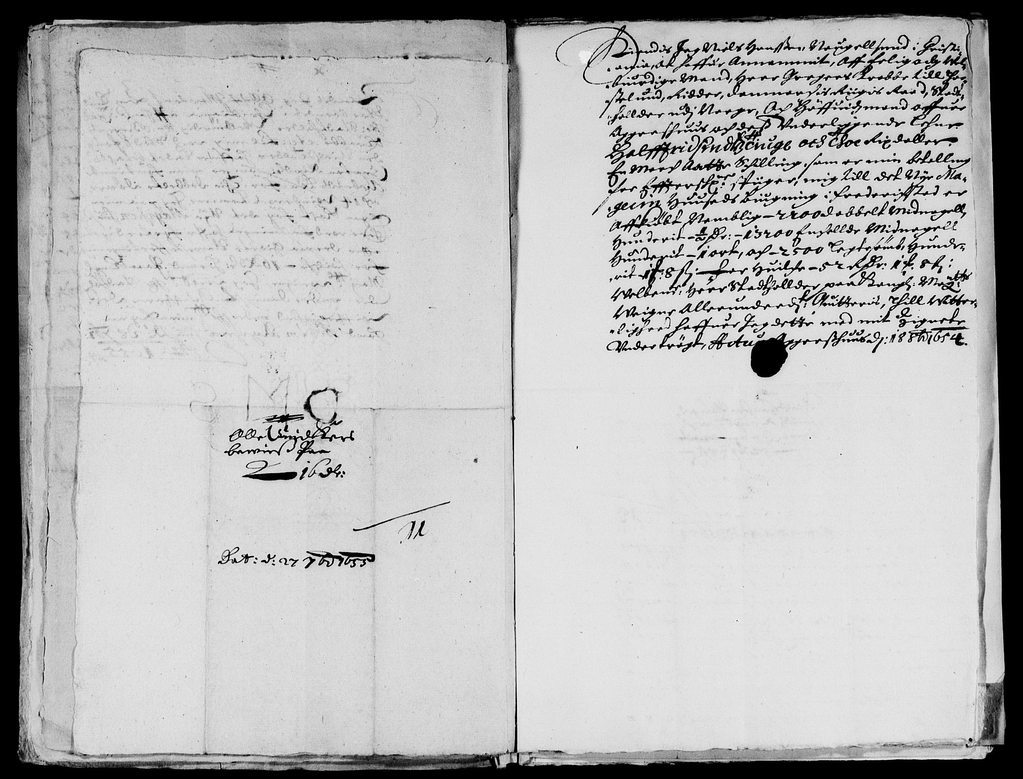 Rentekammeret inntil 1814, Reviderte regnskaper, Lensregnskaper, AV/RA-EA-5023/R/Rb/Rba/L0232: Akershus len, 1652-1656