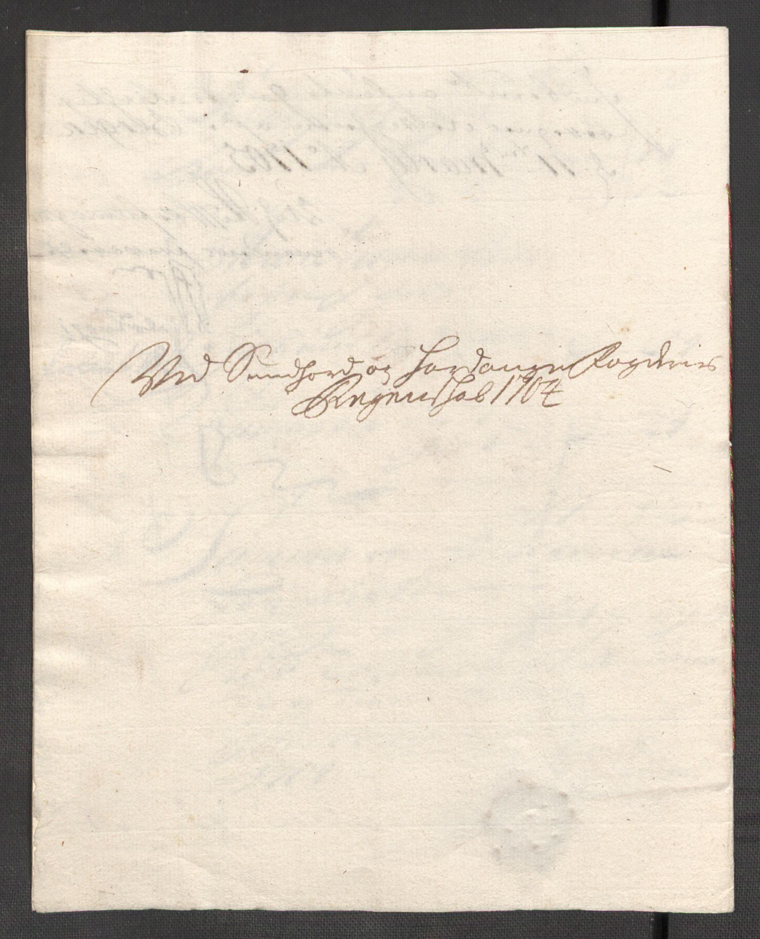 Rentekammeret inntil 1814, Reviderte regnskaper, Fogderegnskap, AV/RA-EA-4092/R48/L2982: Fogderegnskap Sunnhordland og Hardanger, 1704, p. 151