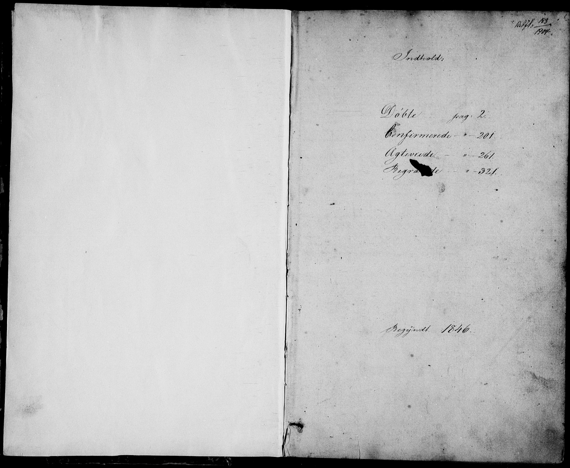 Flekkefjord sokneprestkontor, SAK/1111-0012/F/Fb/Fbc/L0005: Parish register (copy) no. B 5, 1846-1866, p. 1