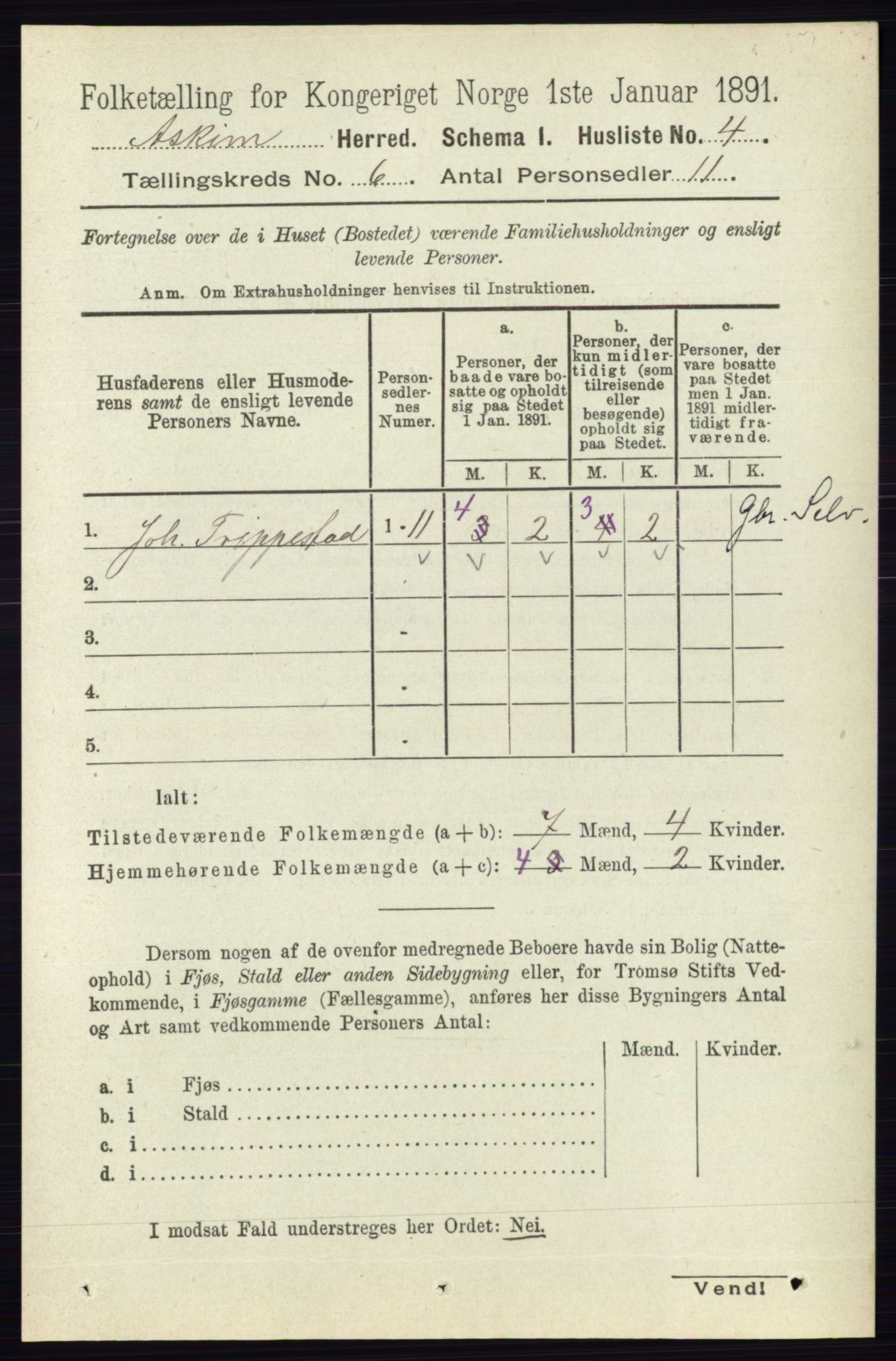 RA, 1891 census for 0124 Askim, 1891, p. 750